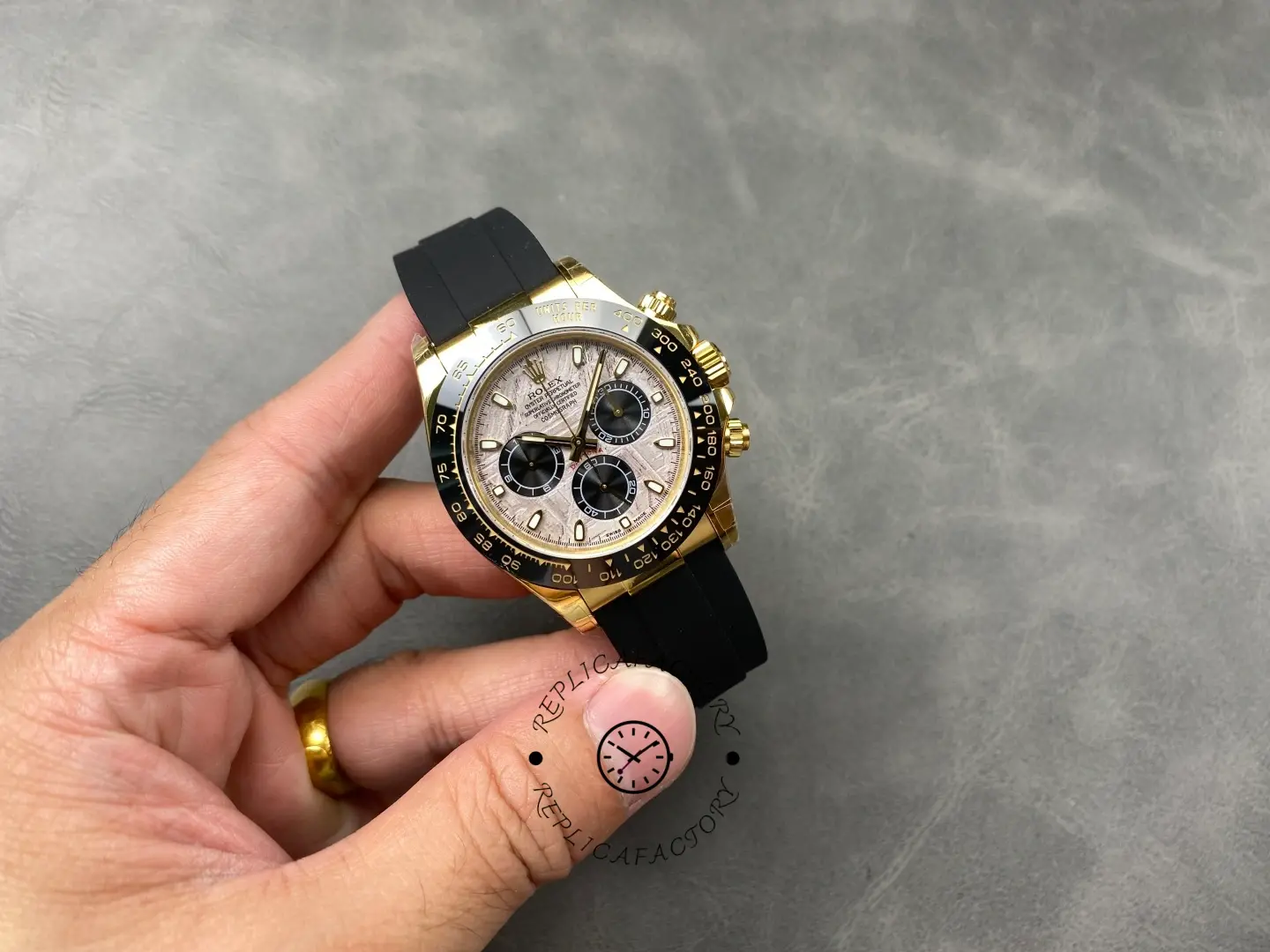 Rolex Cosmograph Daytona 116518LN Meteorite and Black Index Dial 40mm Mens Replica Watch