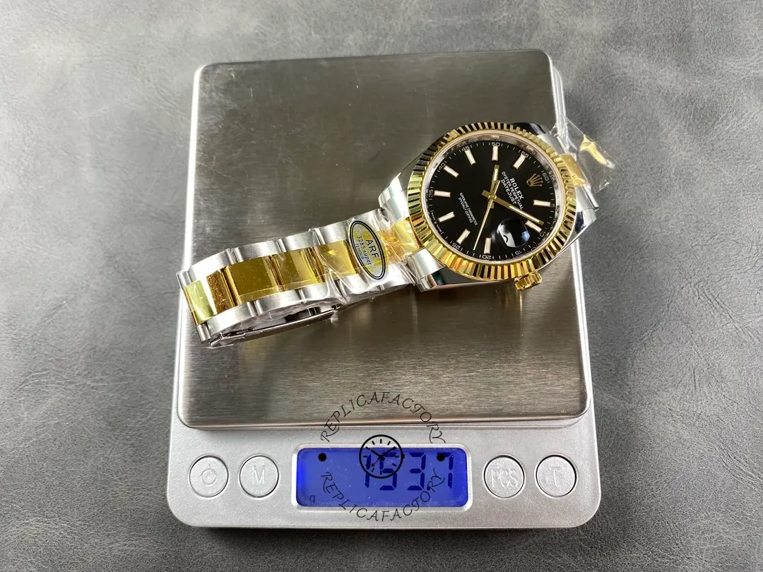 Rolex Datejust 41 Black Dial Fluted Bezel 126333 0013 Men's Watch