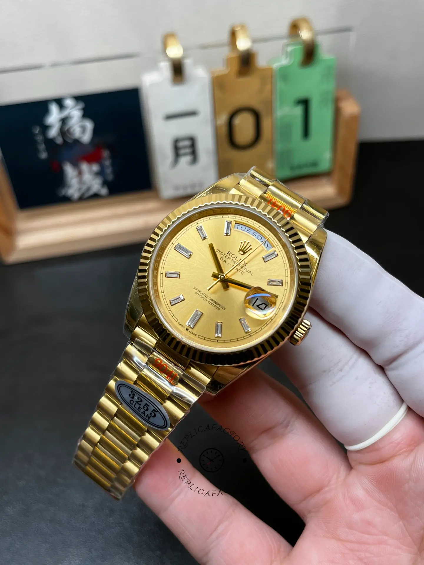 Rolex Day Date 40 Yellow Gold Champagne Dial m228238 0005