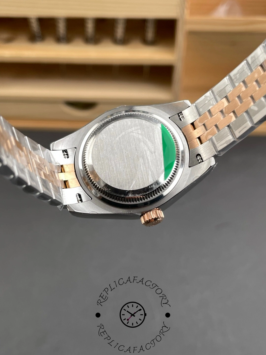 Rolex Datejust 28 Brown Dial Two Tone Strap 279171-0011 Replica