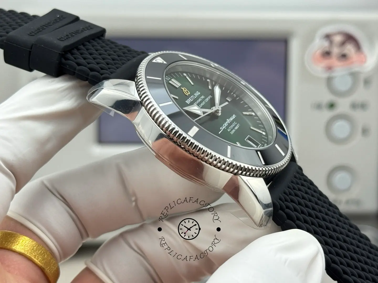 Breitling Superocean Heritage 1:1 Clone 42 Ceramic Green Dial AB2010121L1S1