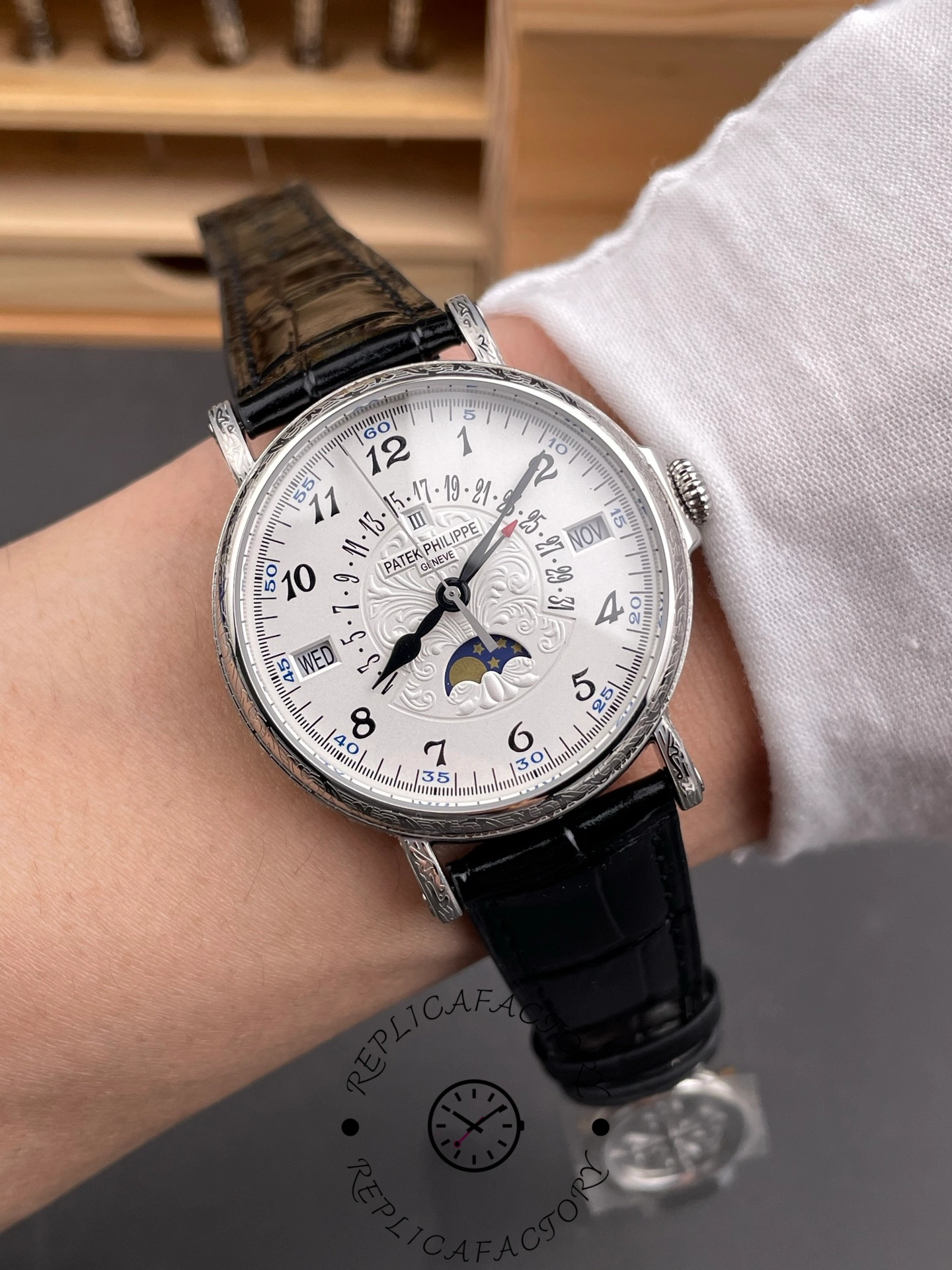 Patek Philippe Grand Complications 5160 500G 001 38mm Unisex Replica Watch