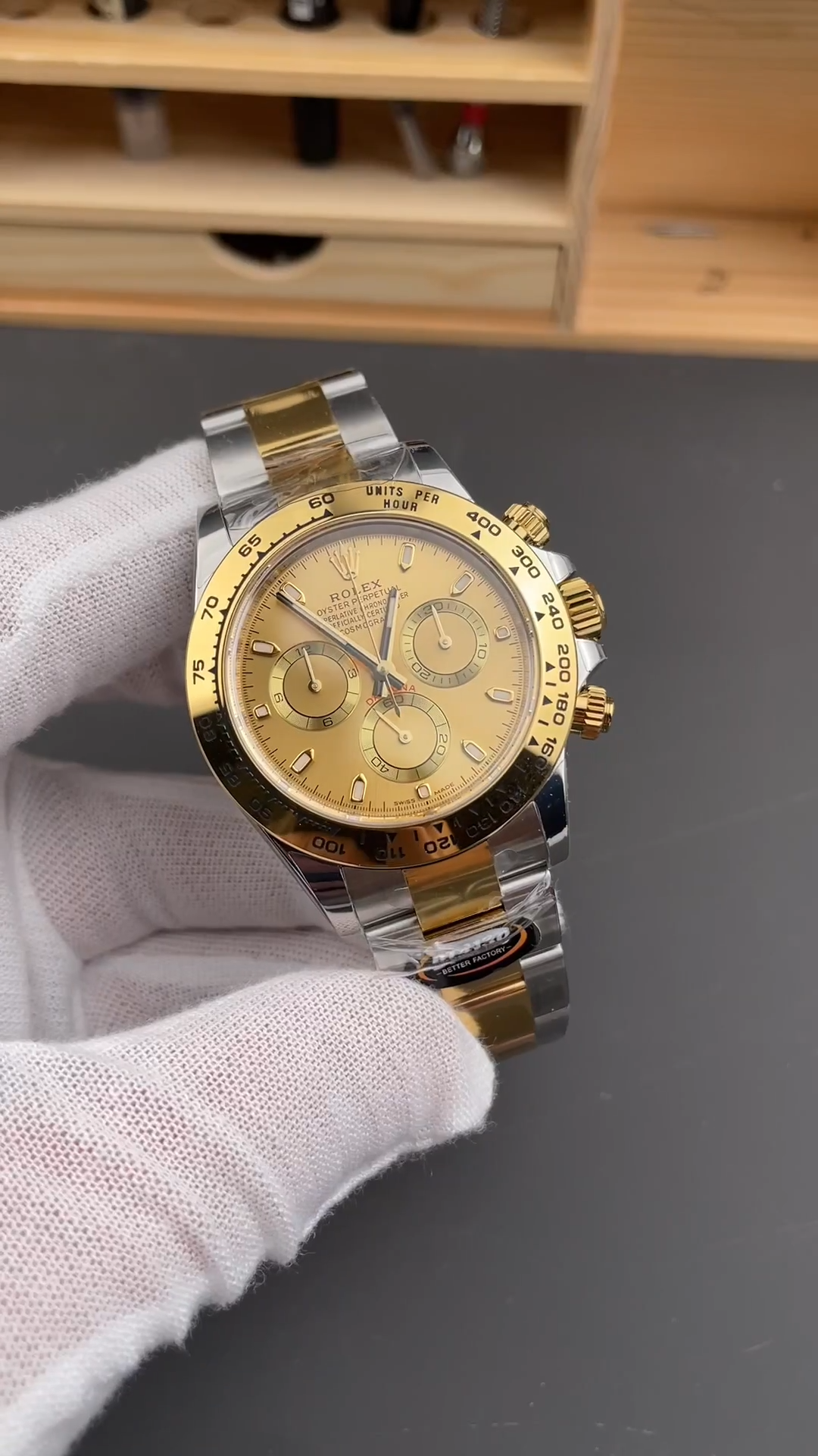 Rolex Cosmograph Daytona 116503 Champagne Index Dial 40MM Mens Replica Watch