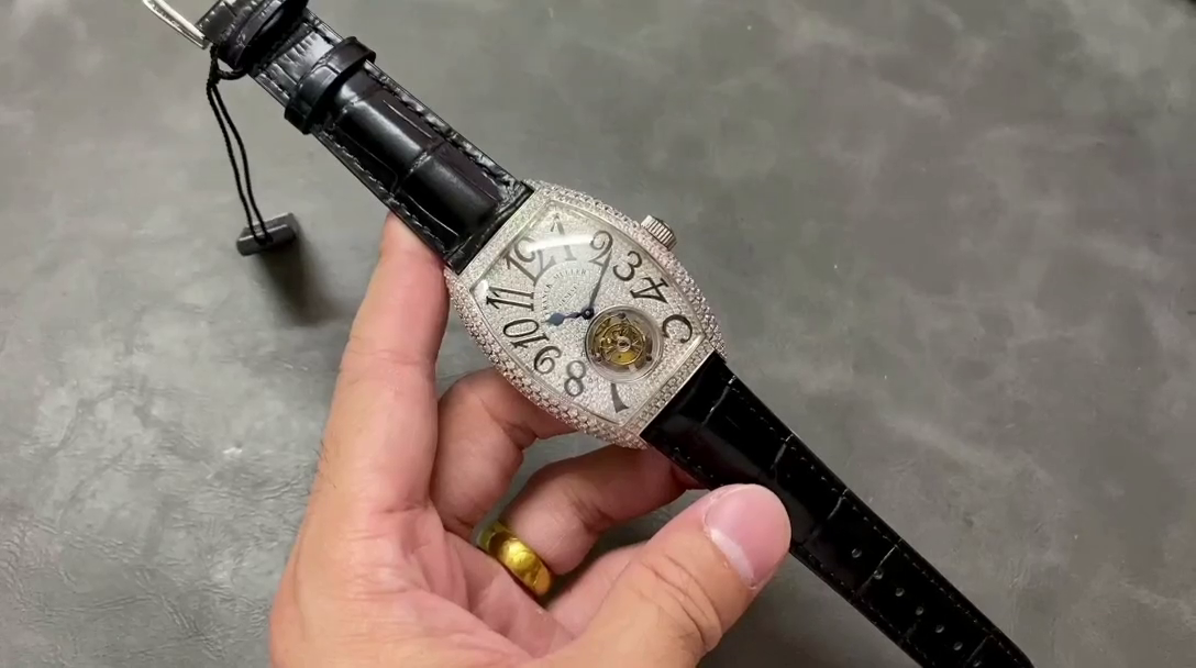 Franck Muller Diamond Tourbillon 8880 T CH D CD WGWB Replica - WatchesReplica.is