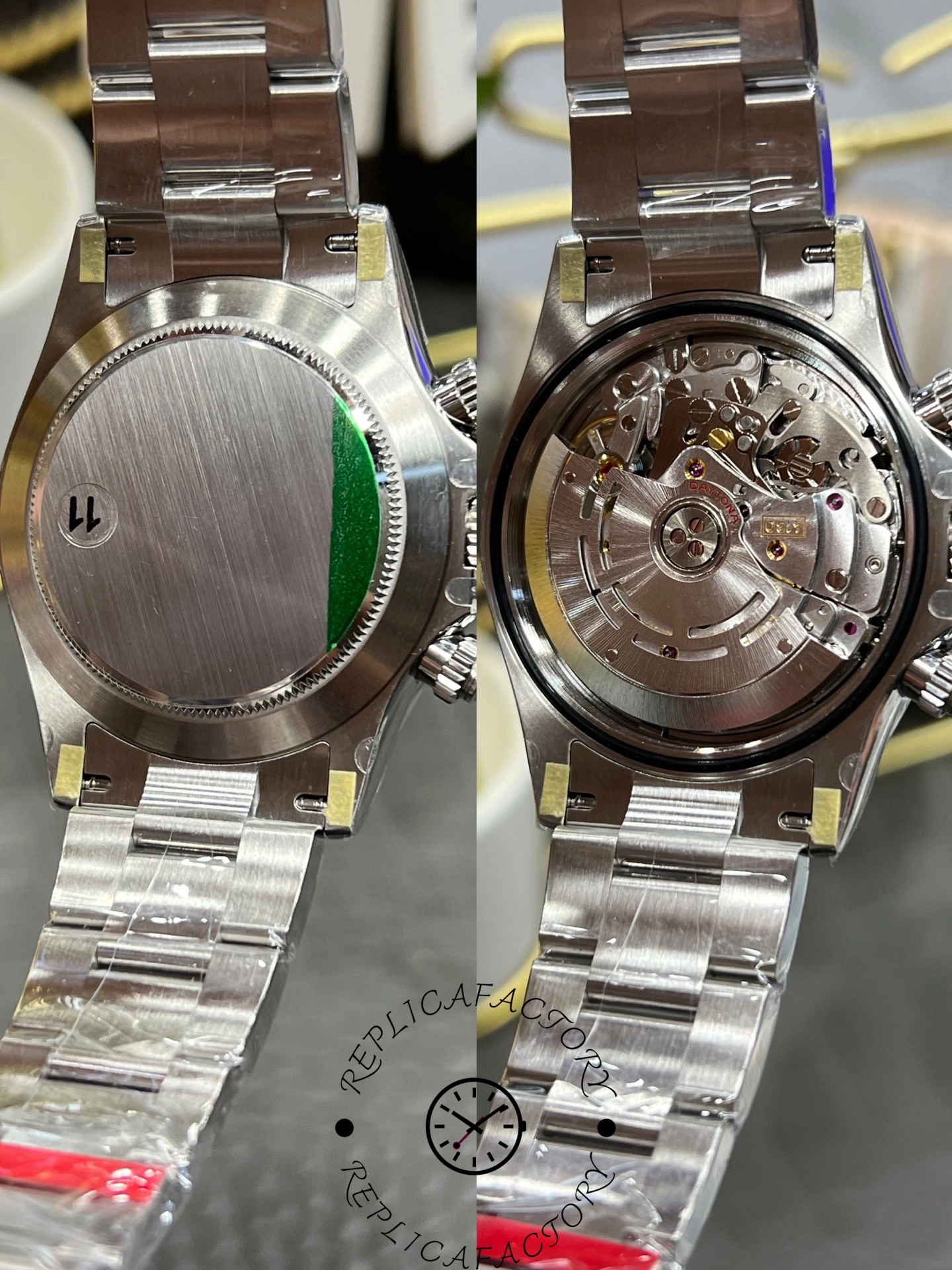 Rolex Daytona 116520 Stainless Steel Case Black Dial 40MM Mens Replica Watch