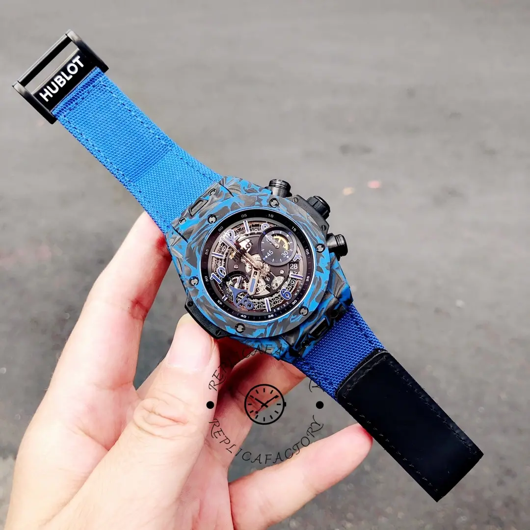 Hublot 411.QV.1123.NR.OVK21 Big Bang Unico Red Carbon Alex Ovechkin Watch 45mm