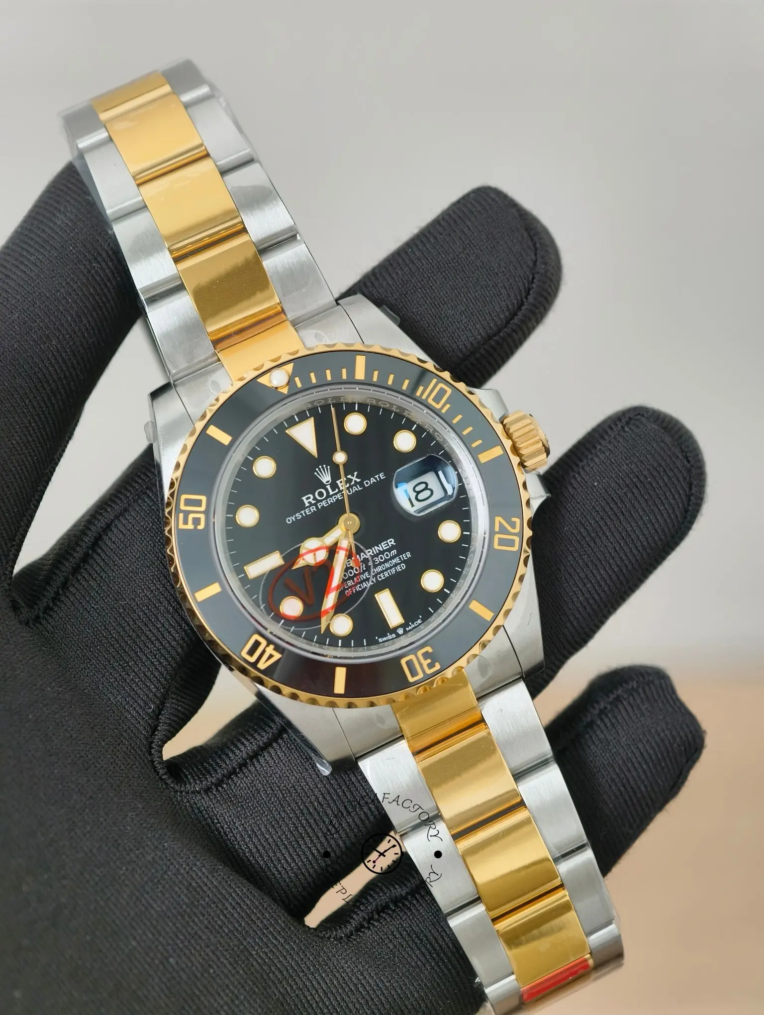 Rolex Submariner Date 116613 Stainless Steel Case Black Dial 40mm Mens Replica Watch