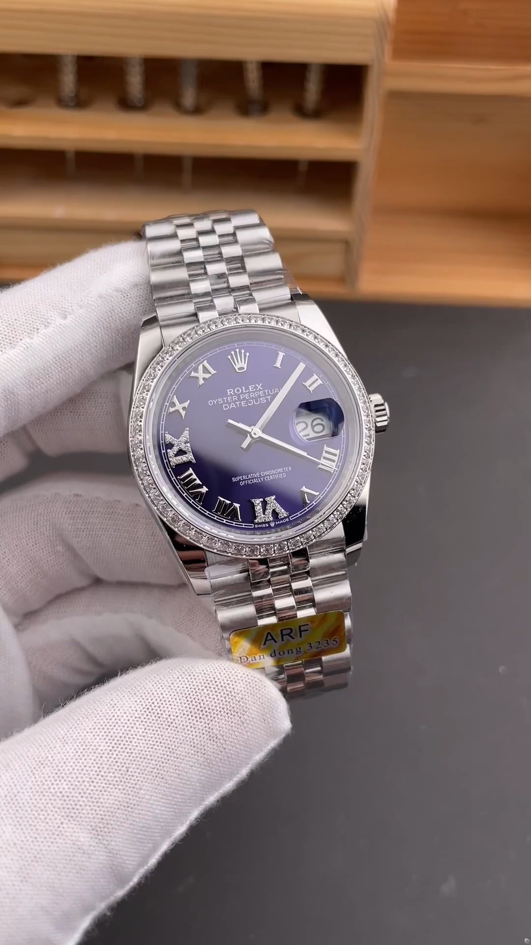 Rolex Datejust 36 White Gold & Diamonds m126284rbr 0055