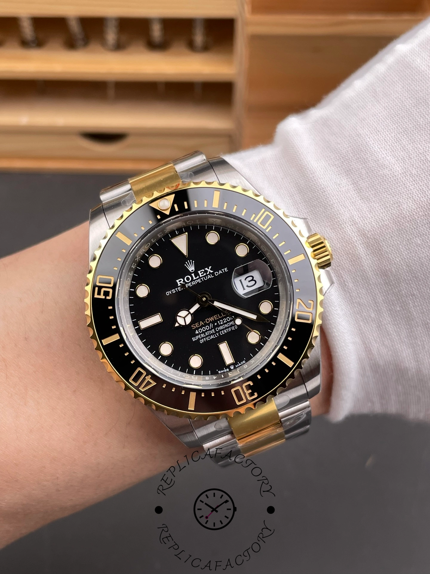 Rolex Sea Dweller Black Dial Oyster Bracelet 126603 0001 Men's Watch