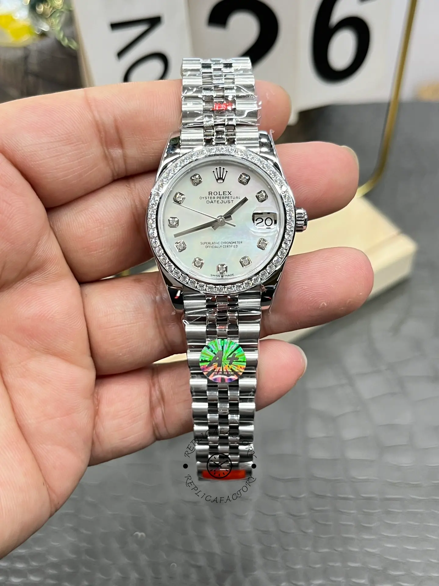 Rolex Datejust 31mm MOP Dial 278384RBR-0008 1:1 Clone Automatic Watch