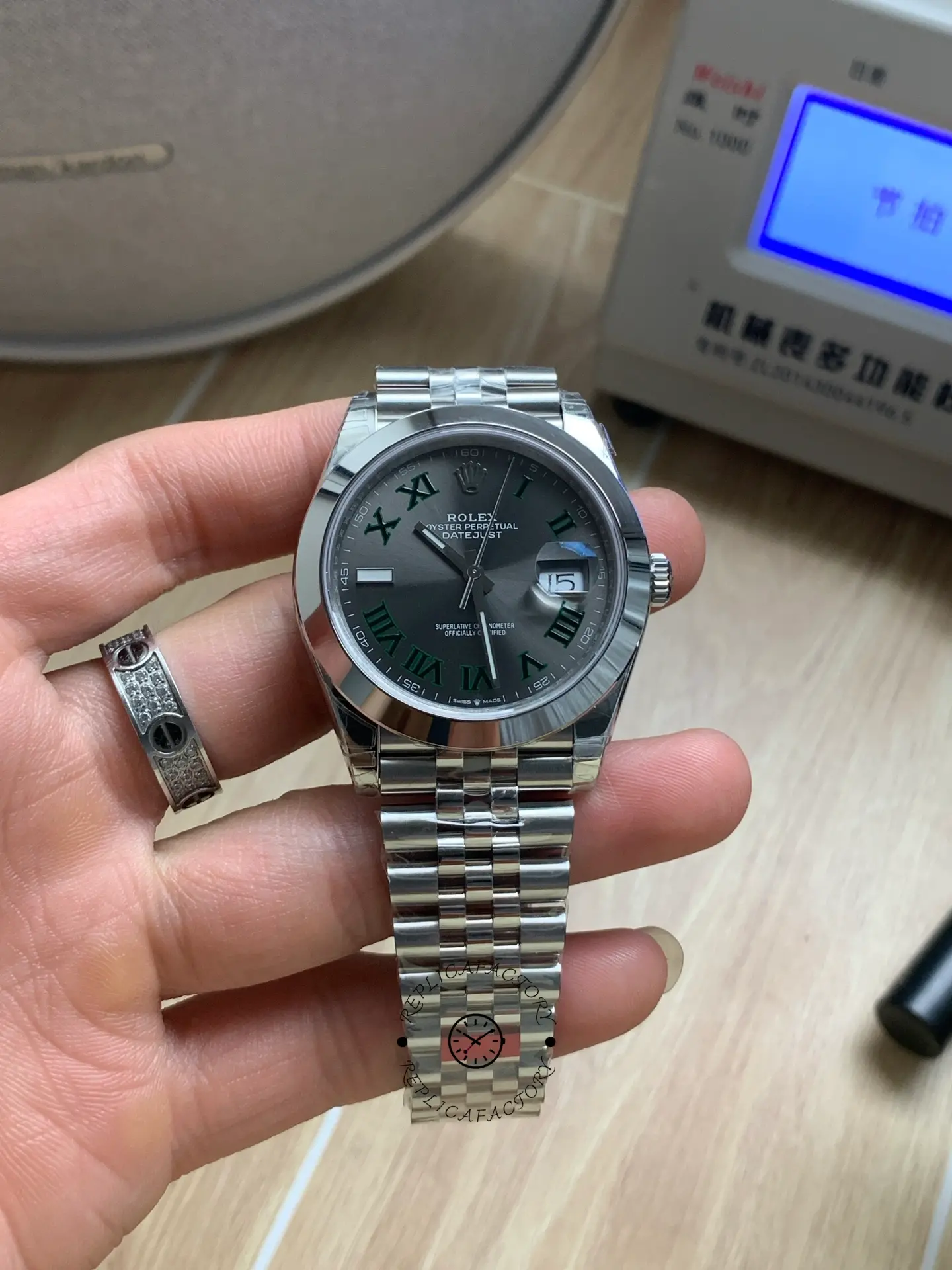 Rolex Datejust 41mm Stainless Steel m126300 0014 Slate Roman Jubilee