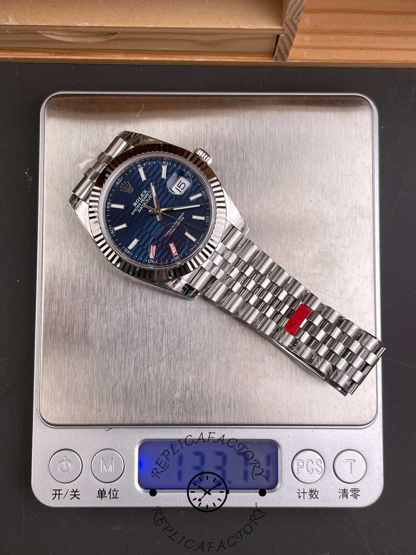 Rolex Datejust 41mm Stainless Steel 126334 Blue Index Jubilee Men's Watch