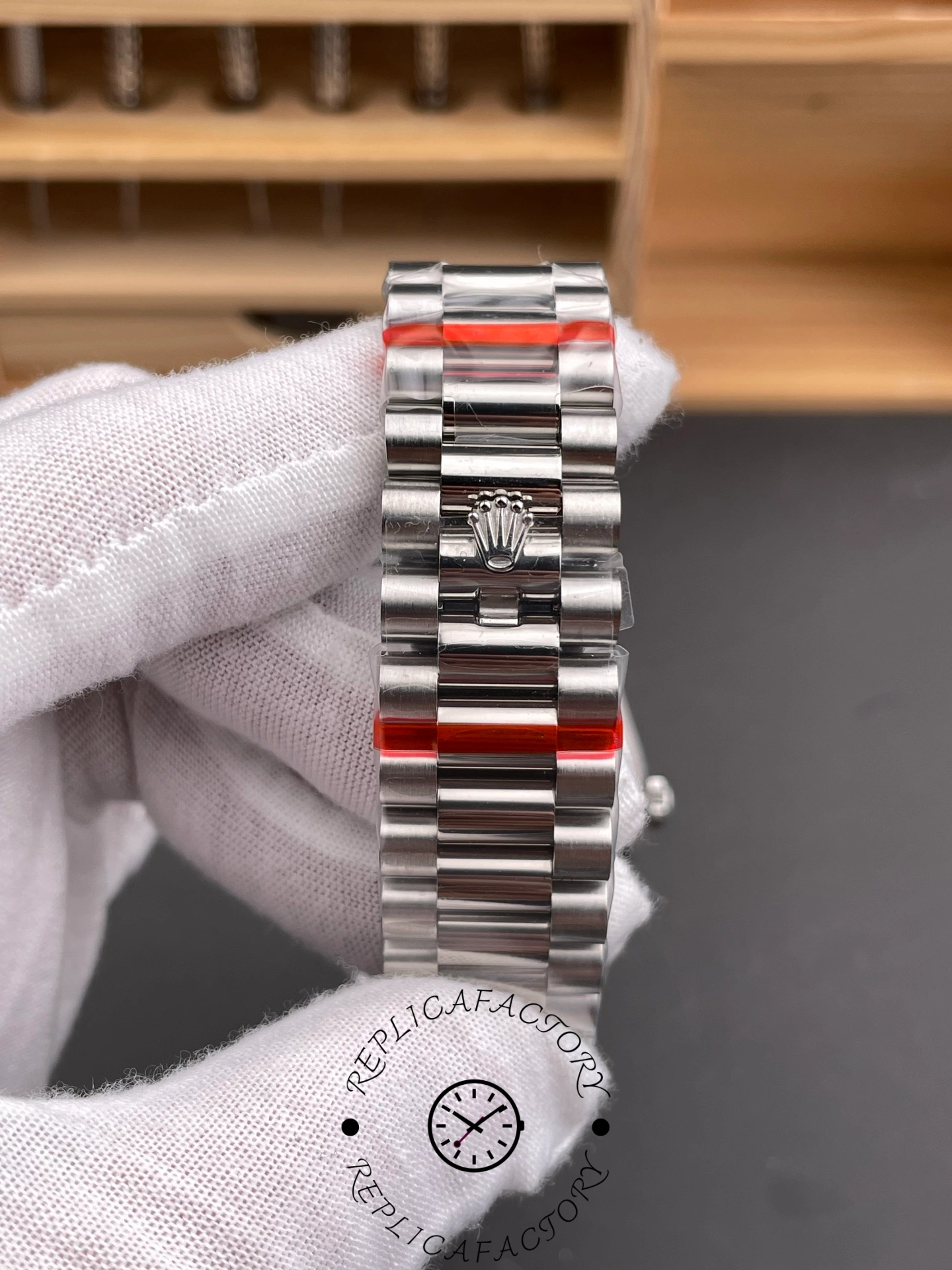 Rolex Day Date m128396tbr 0003 Platinum Ice Blue Dial 36 mm