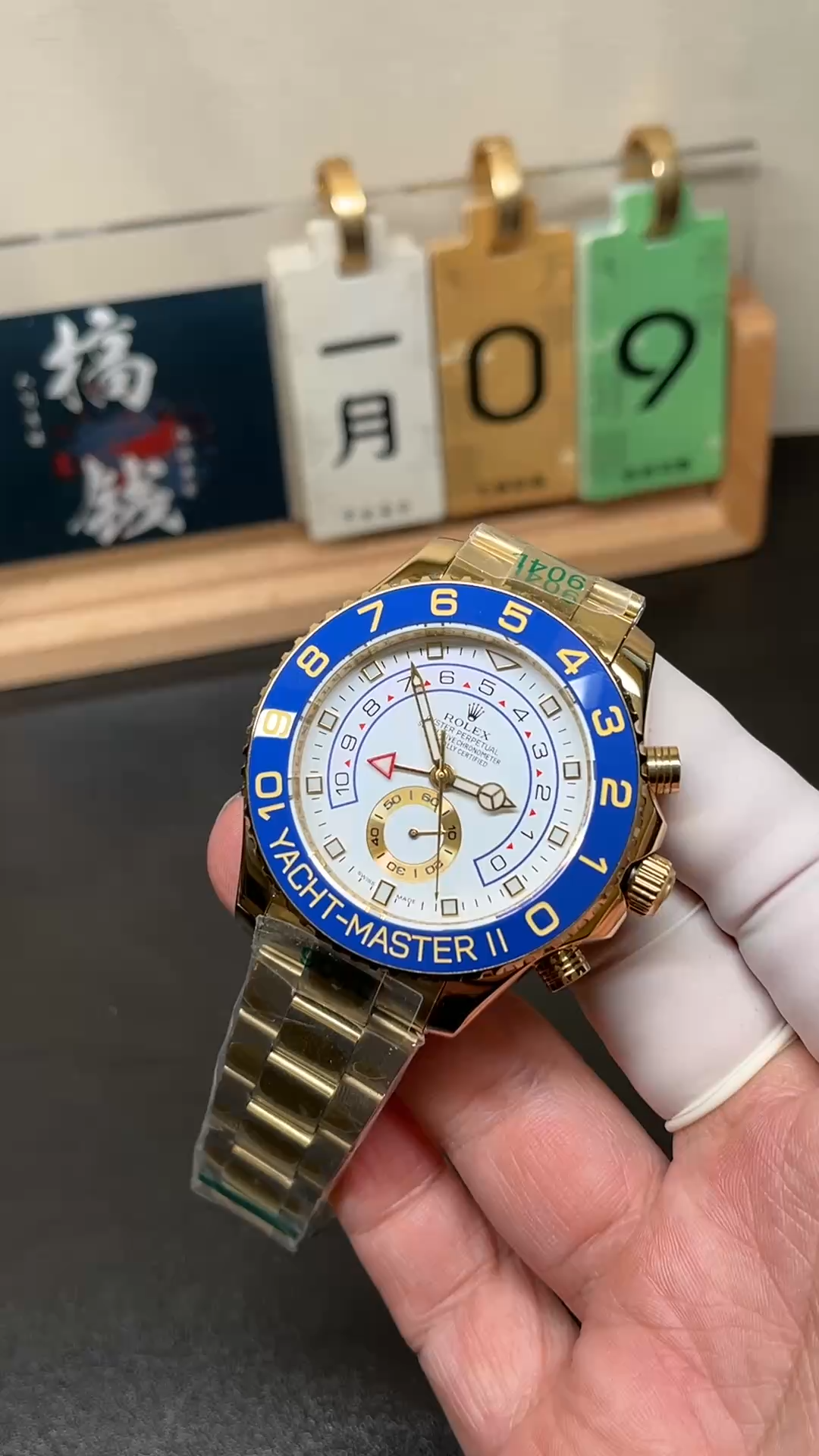 Rolex Yacht-Master II 116688 White Dial 44mm Mens replica watch - Video