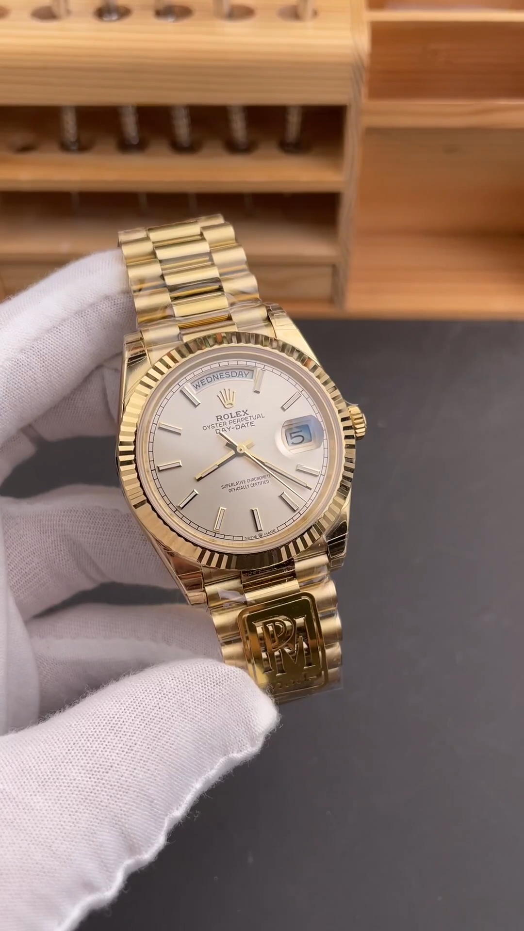 Rolex Day-Date 40 President 228238-0066 Silver Dial