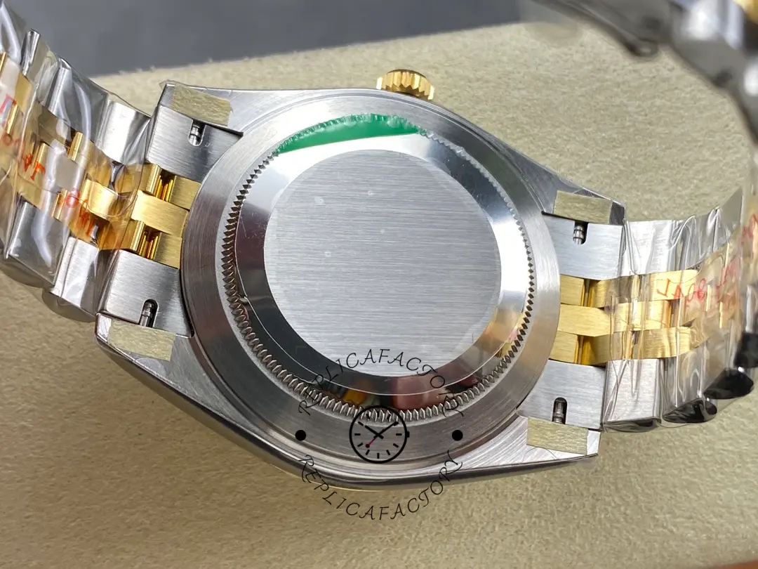 2022 Rolex Datejust Champagne Diamond Dial Two Tone M126333-0012 41mm Mens Replica Watch