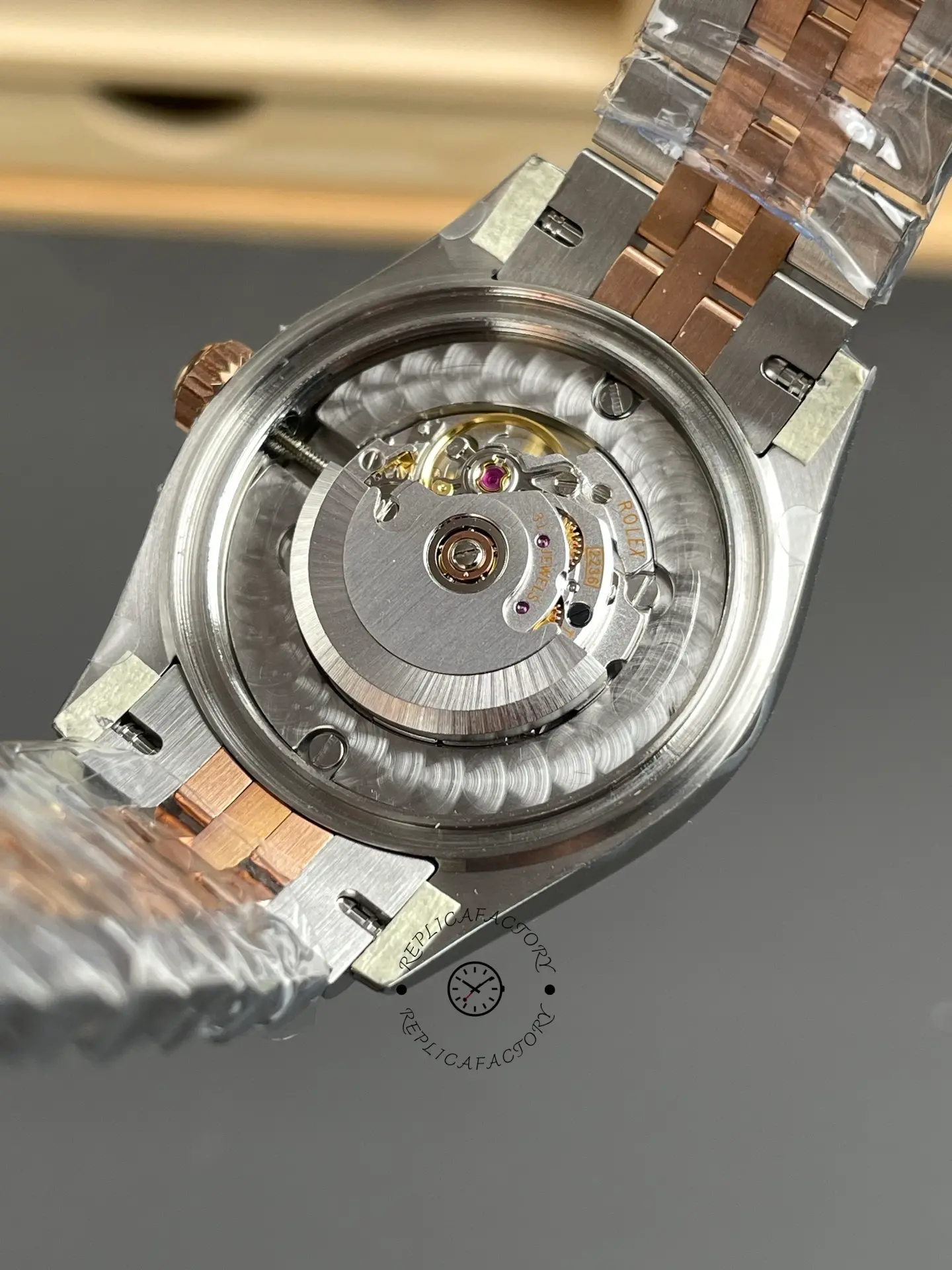 Rolex Datejust 28 Brown Dial Two Tone Strap 279171-0011 Replica