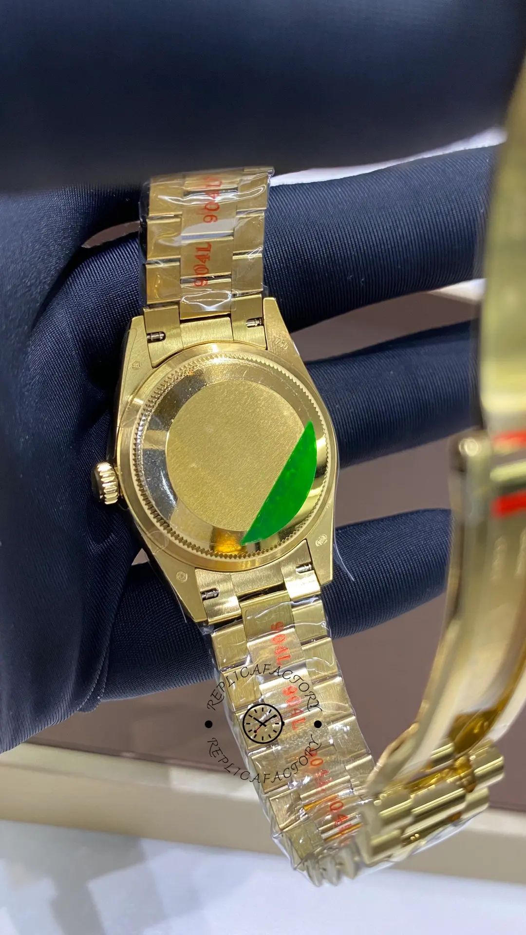 Rolex Datejust Yellow Gold Strap Replica 31 Diamond-Set Bezel 278288RBR-0041