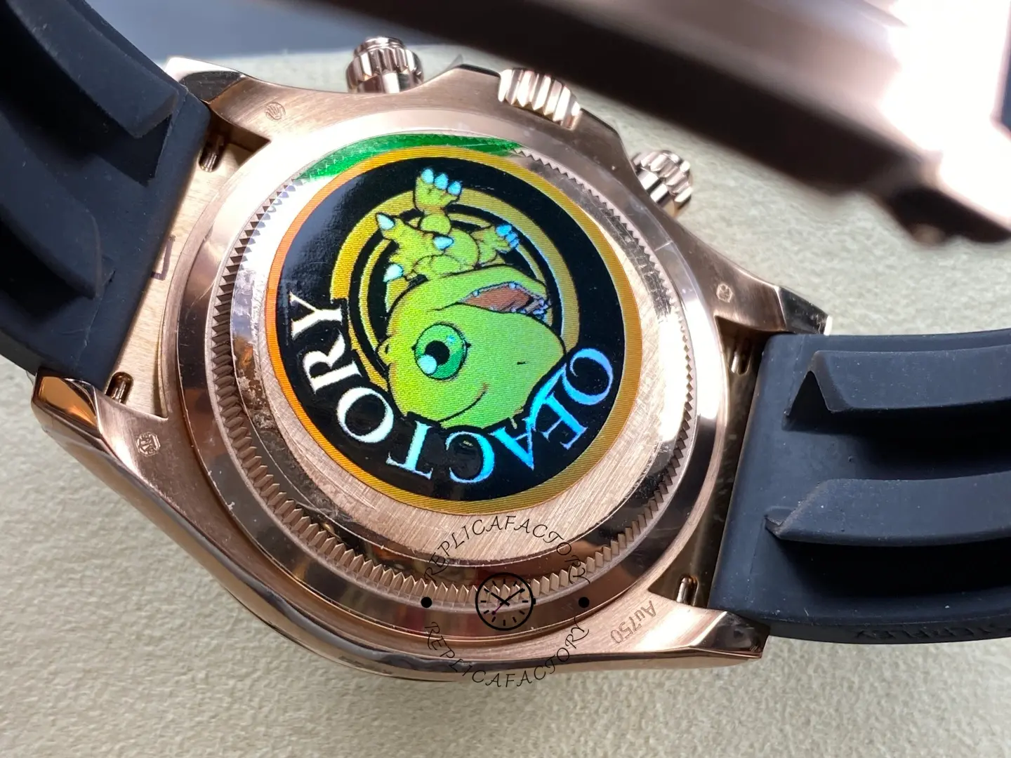 Replica Rolex Daytona Everose Rubber 116515 Chocolate