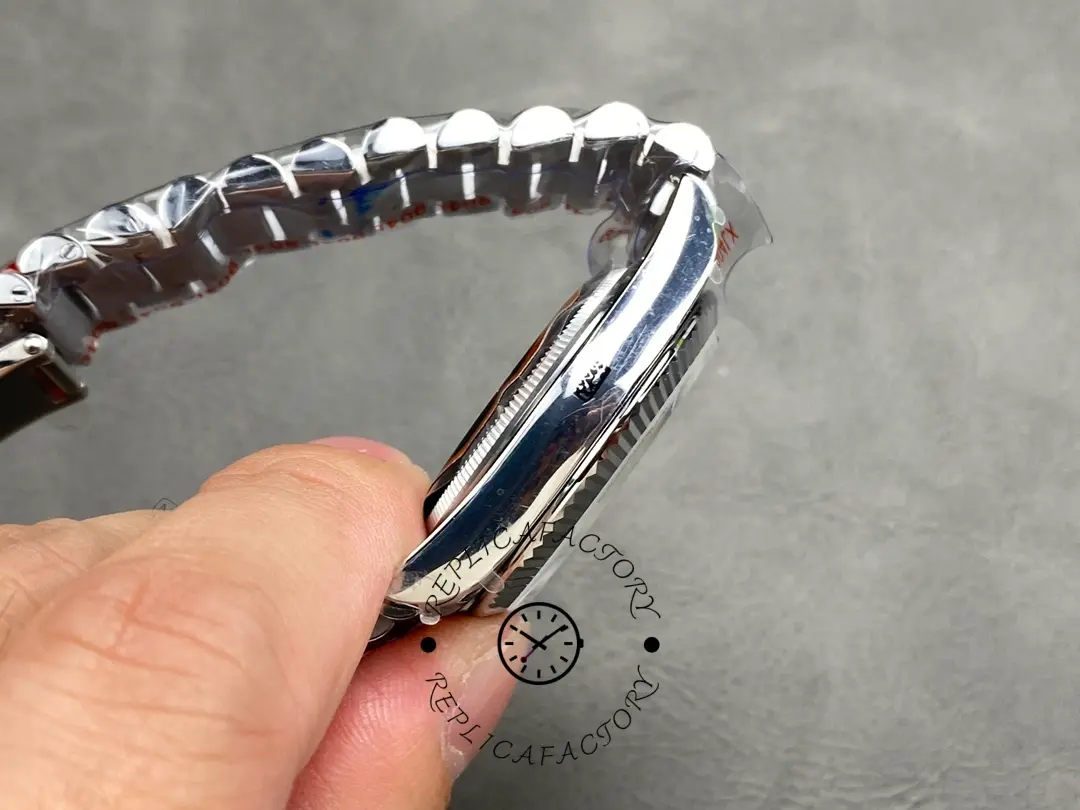 Rolex Day Date 36 Fluted Bezel Platinum Bracelet 128236 0009