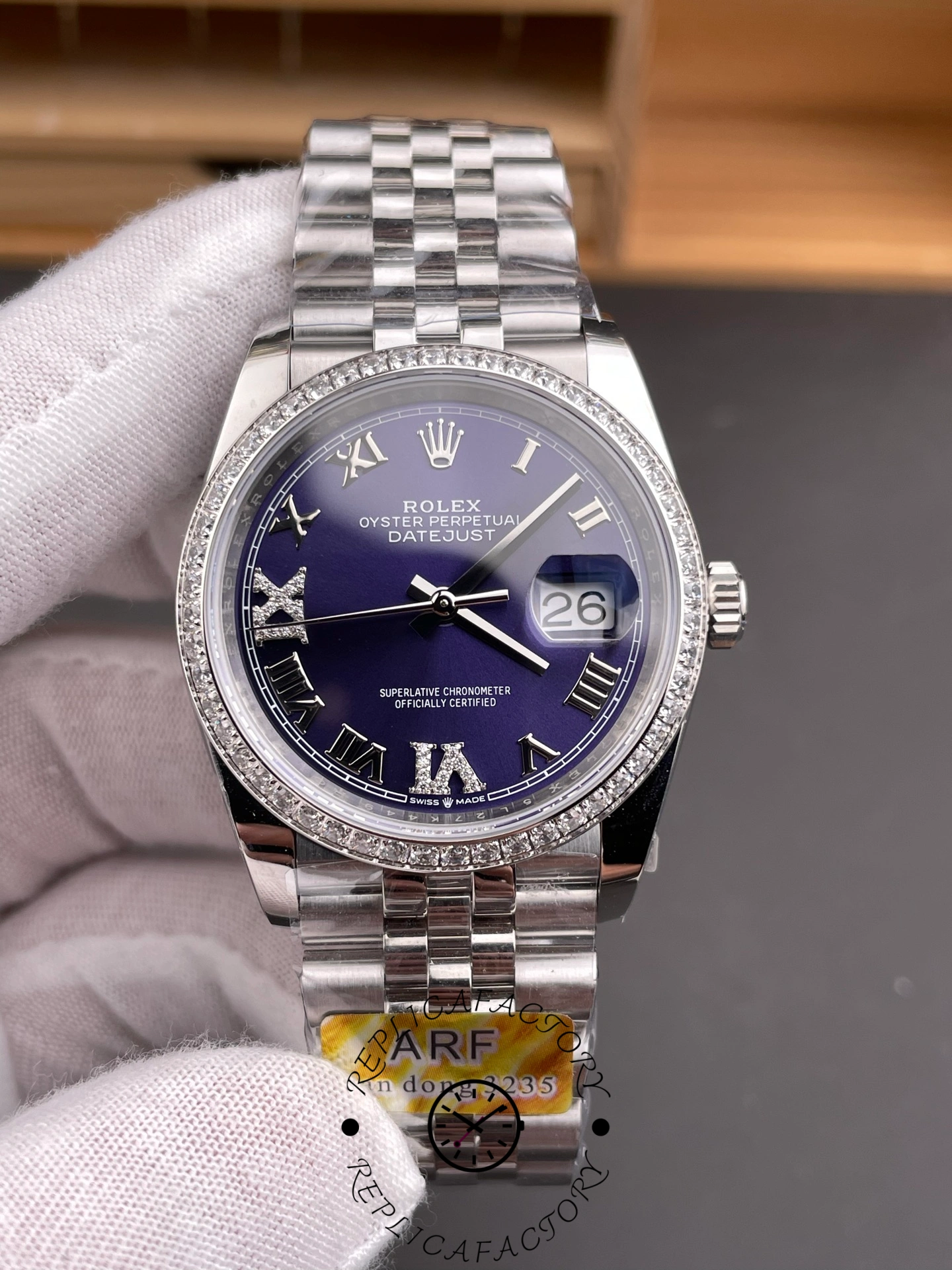 Rolex Datejust 36 White Gold & Diamonds m126284rbr 0055