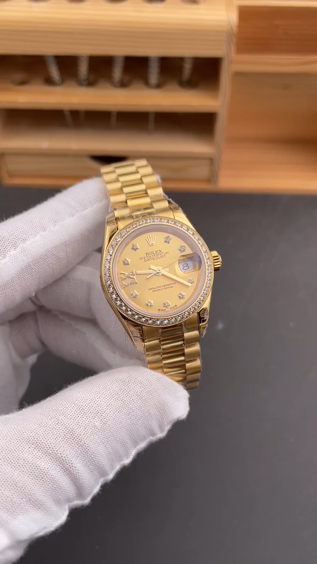 Rolex Lady Datejust Champagne Dial m279138rbr-0006 28mm