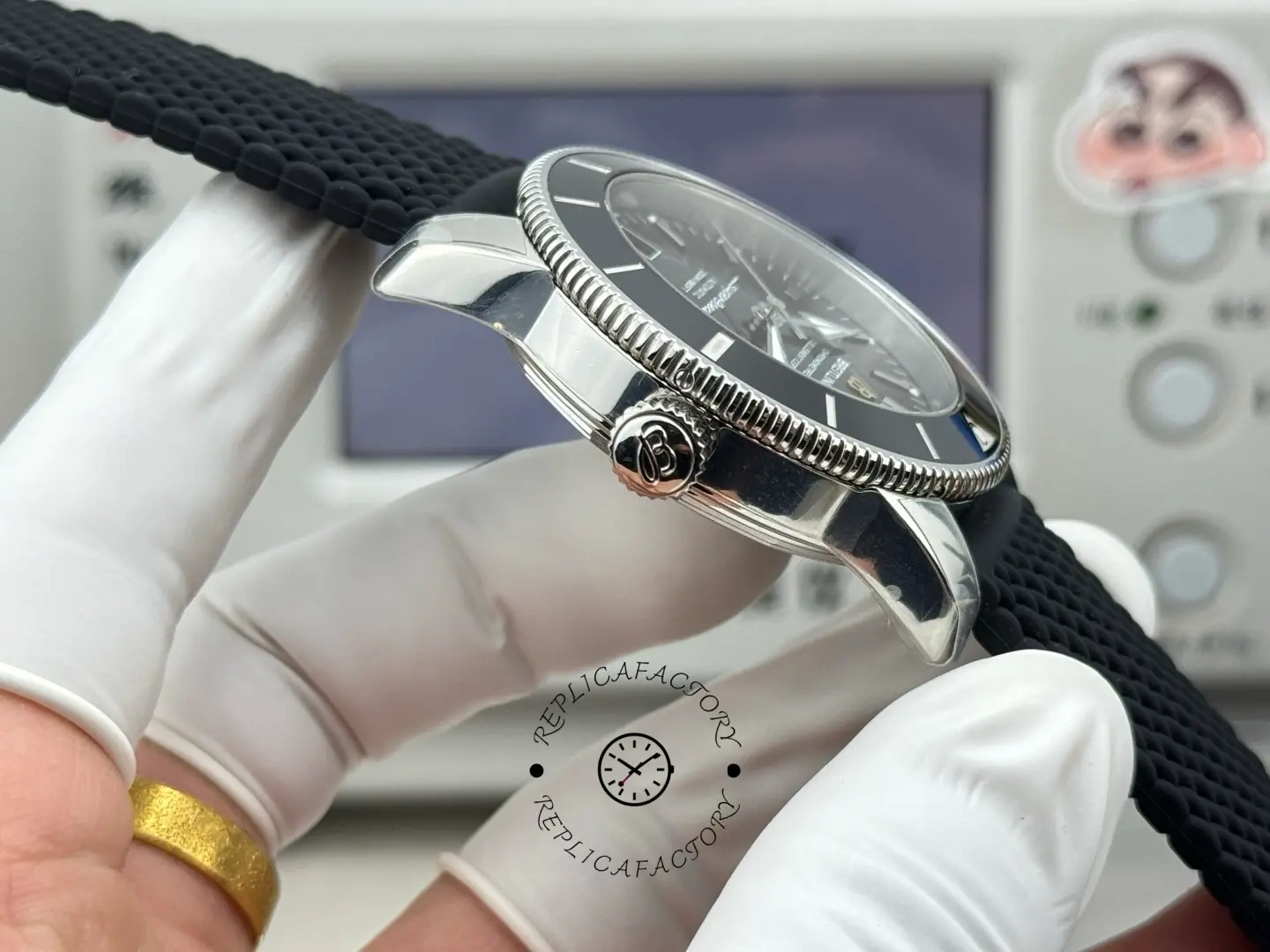 Breitling Superocean Heritage AB201012/BF73/278S/A20S.1 Automatic 42mm 1:1 Clone Rubber Strap