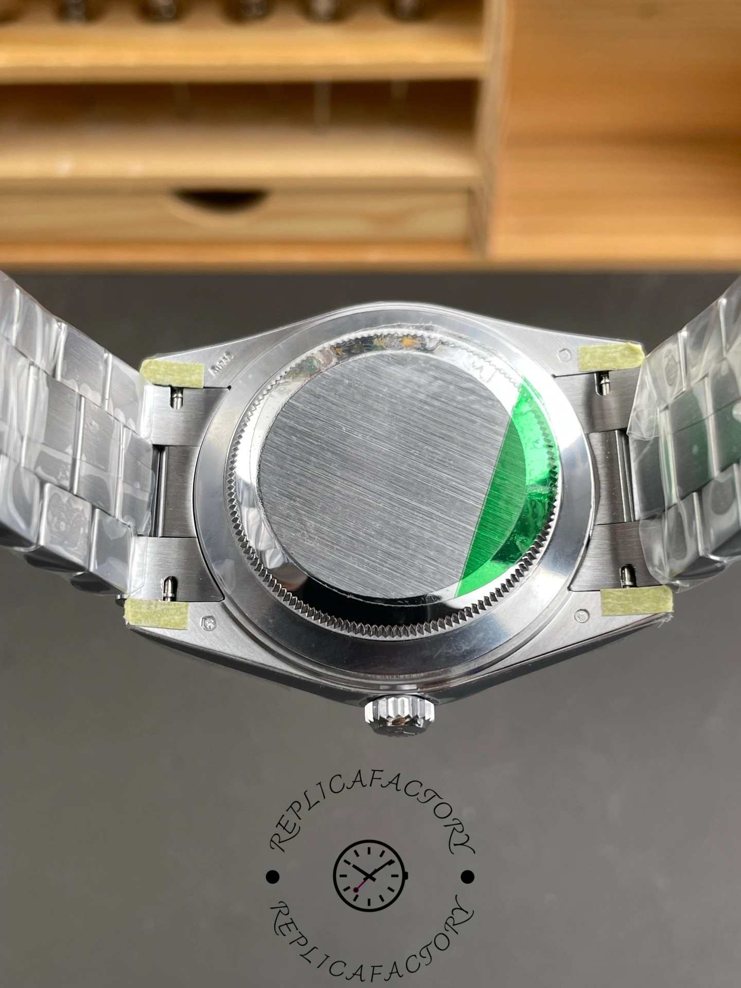Rolex Day-Date 228396TBR Ice Blue Diamond Dial Diamond Bezel 40mm Mens Replica Watch
