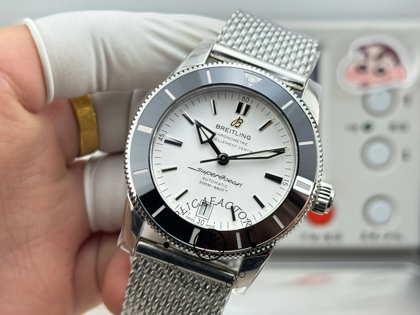 Breitling Superocean Heritage 46 Chronometer Silver Dial AB202012/G828/152A Replica