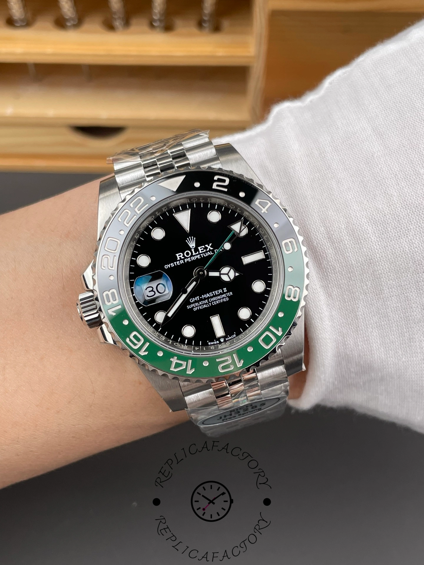 Rolex GMT-Master II 126720VTNR Black Dial Stainless steel 40MM Mens Replica Watch