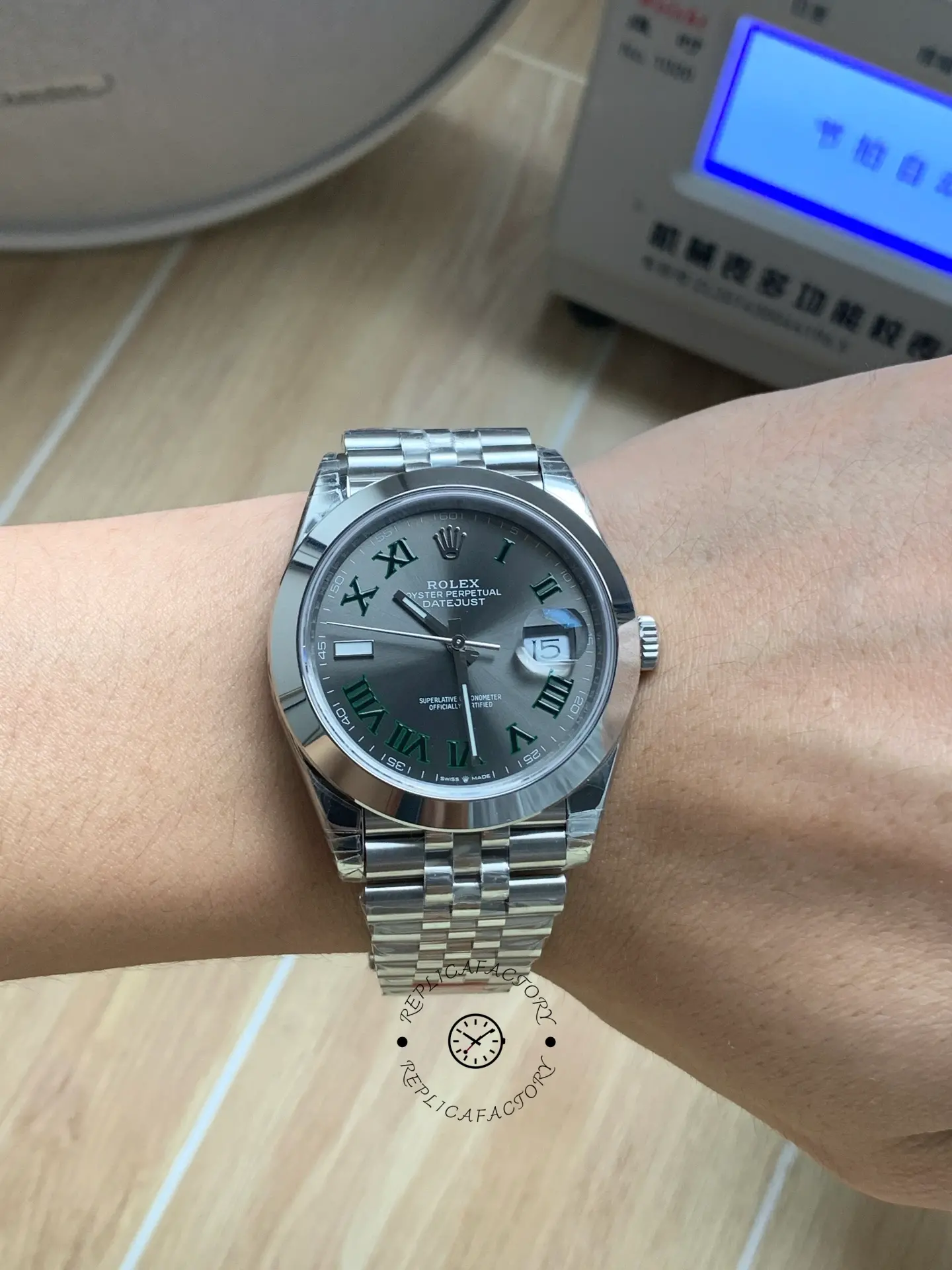 Rolex Datejust 41mm Stainless Steel m126300 0014 Slate Roman Jubilee
