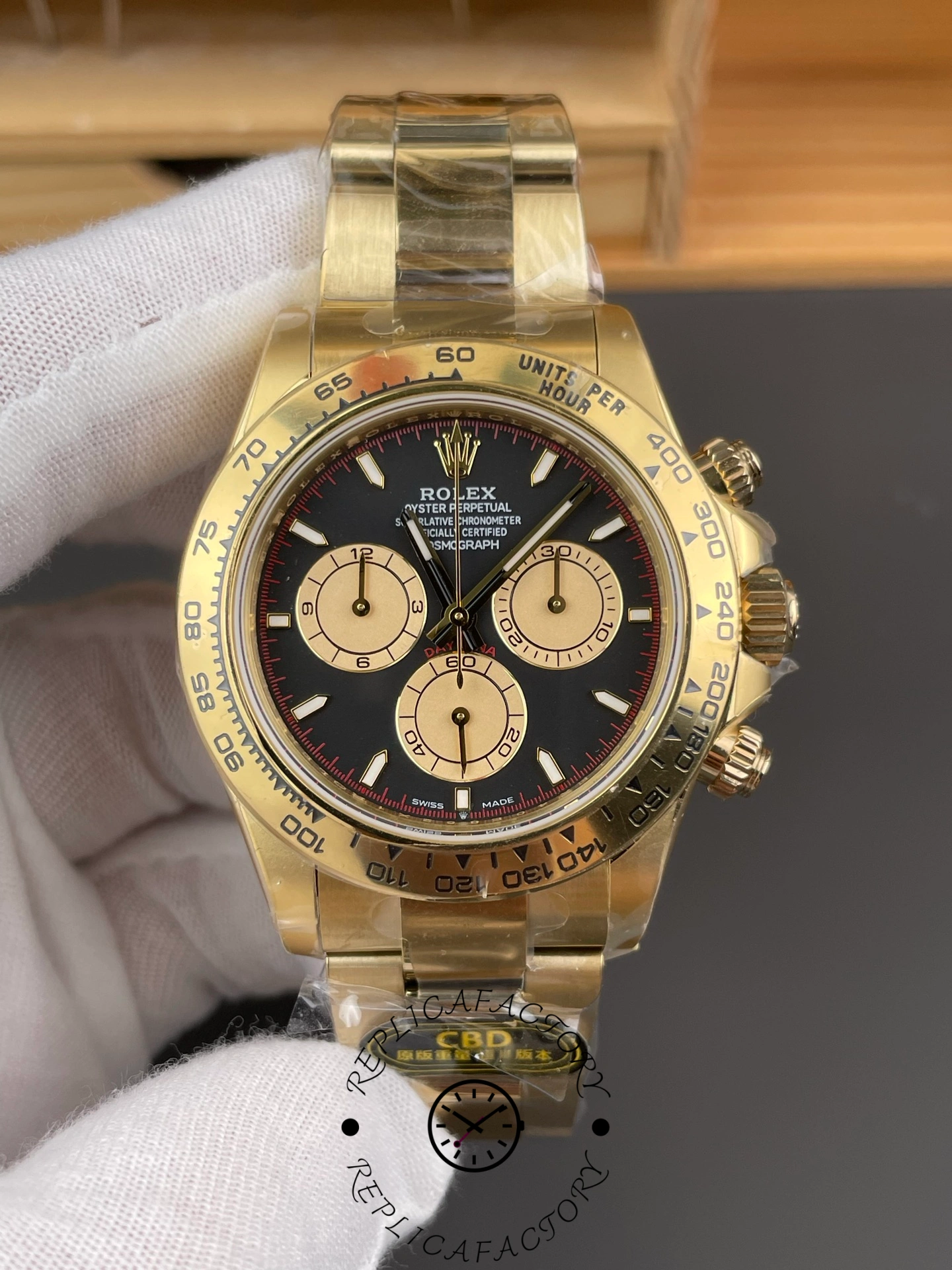 Rolex Daytona 126508 0002 Two Tone Black Dial Replica Watch