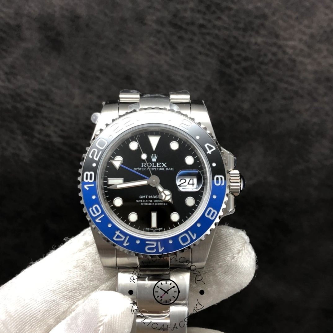 Rolex GMT-Master II Batman 116710BLNR Black Dial 40mm Mens Replica Watch