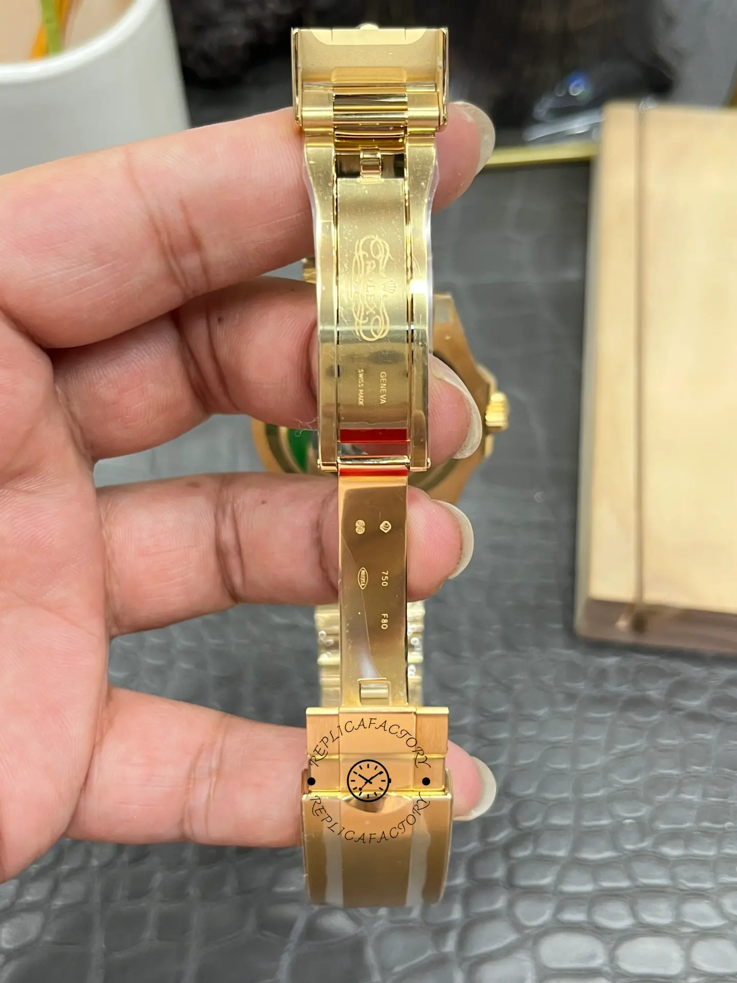 Rolex Submariner 126618LB Yellow Gold Blue Dial 41mm Mens Replica Watch