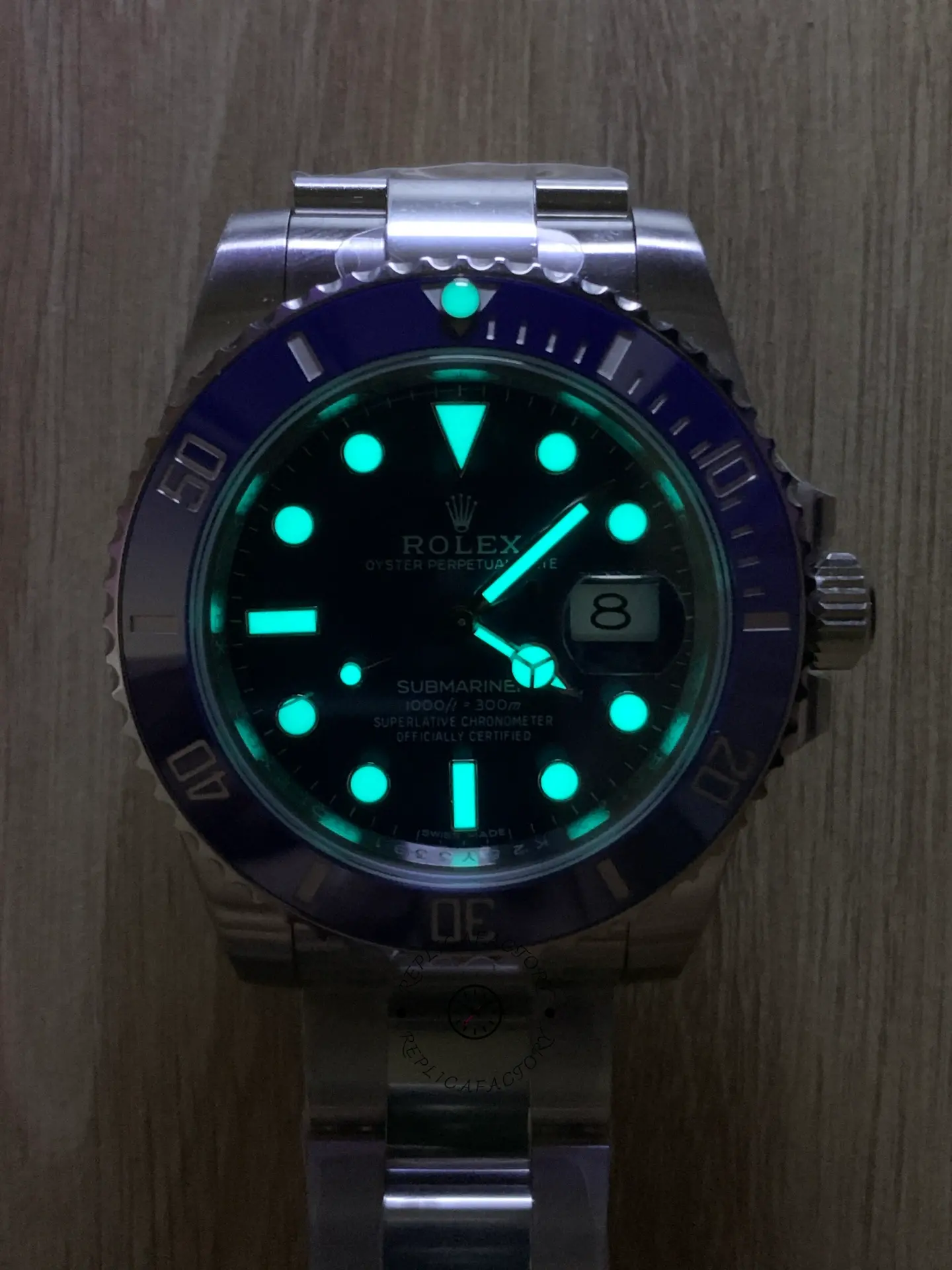 Rolex Submariner 116619LB White Gold Blue Dial 40mm Mens Replica Watch