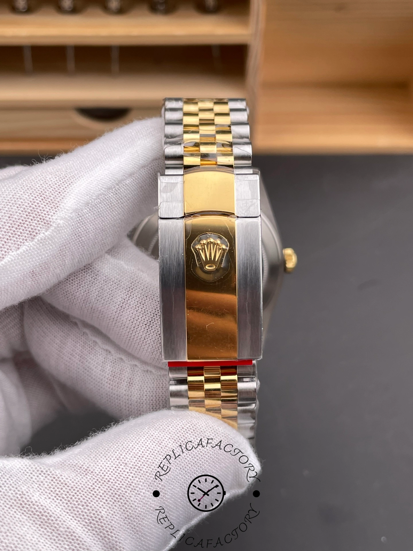 Rolex Datejust 41 Black Dial Gold & Steel 126333 0014 Men's Watch
