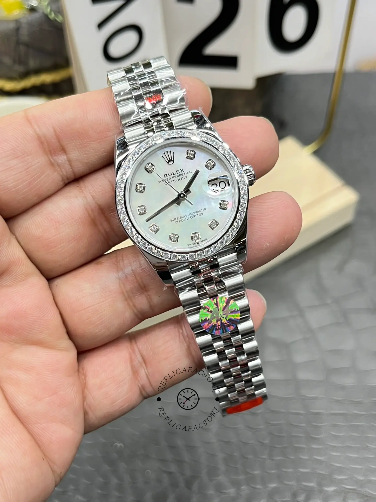Rolex Datejust 31mm MOP Dial 278384RBR-0008 1:1 Clone Automatic Watch
