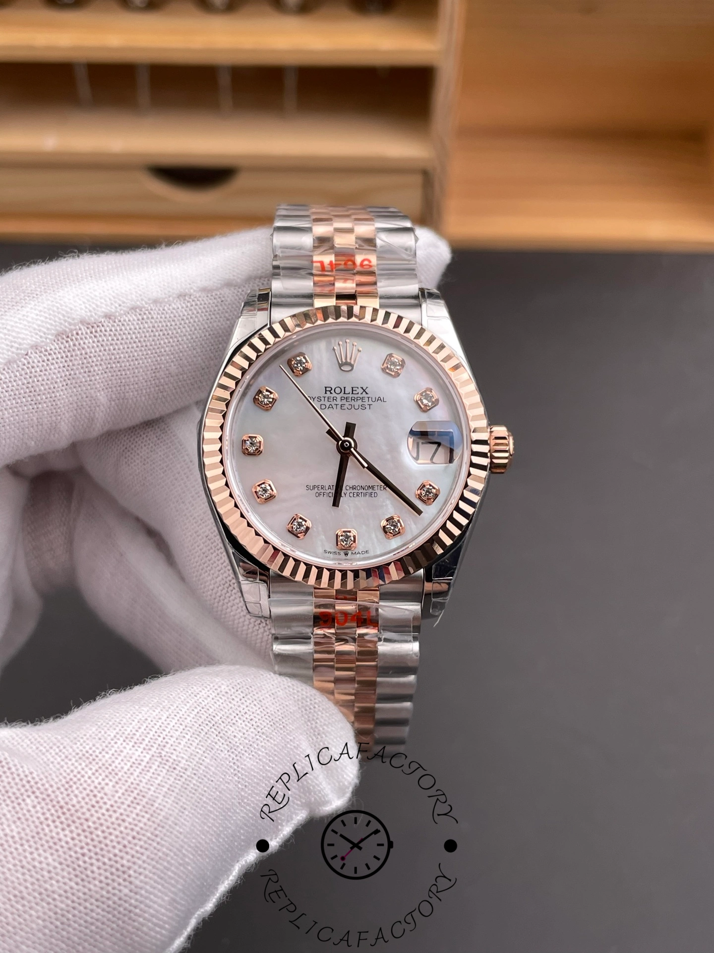 Rolex Datejust 31 Diamonds Jubilee Bracelet 278271 0026 Women's Watch