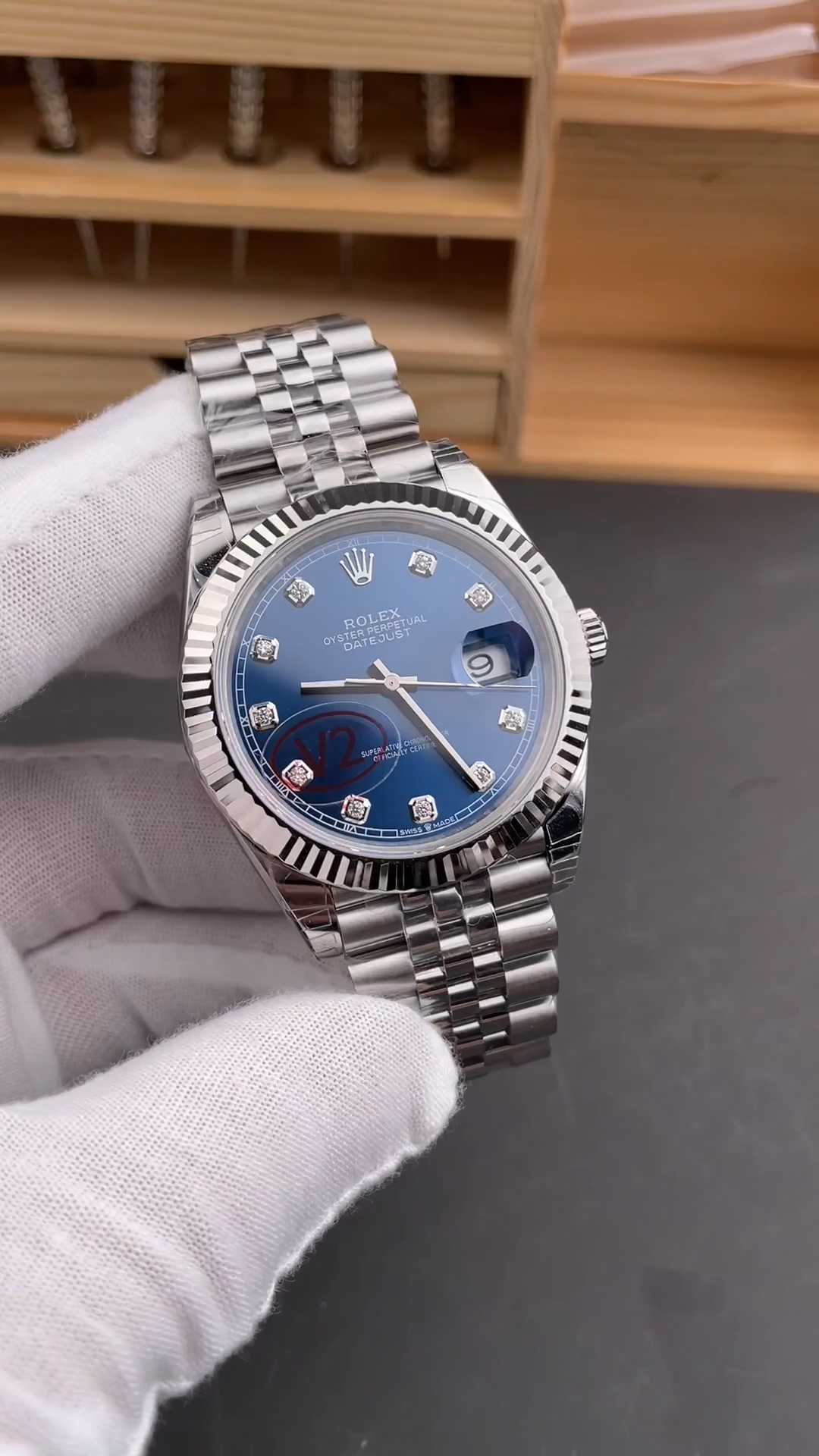 Rolex Datejust 41 White Gold Blue Dial 126334 0016