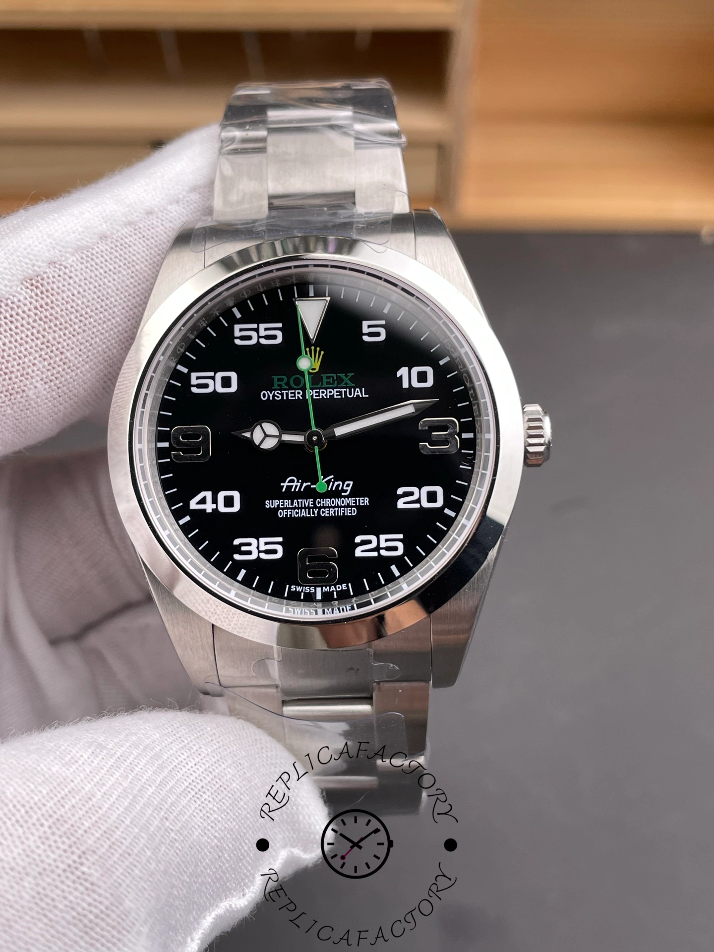 Rolex Air King 126900 0001 Oyster Stainless Steel 40mm Mens Replica Watch