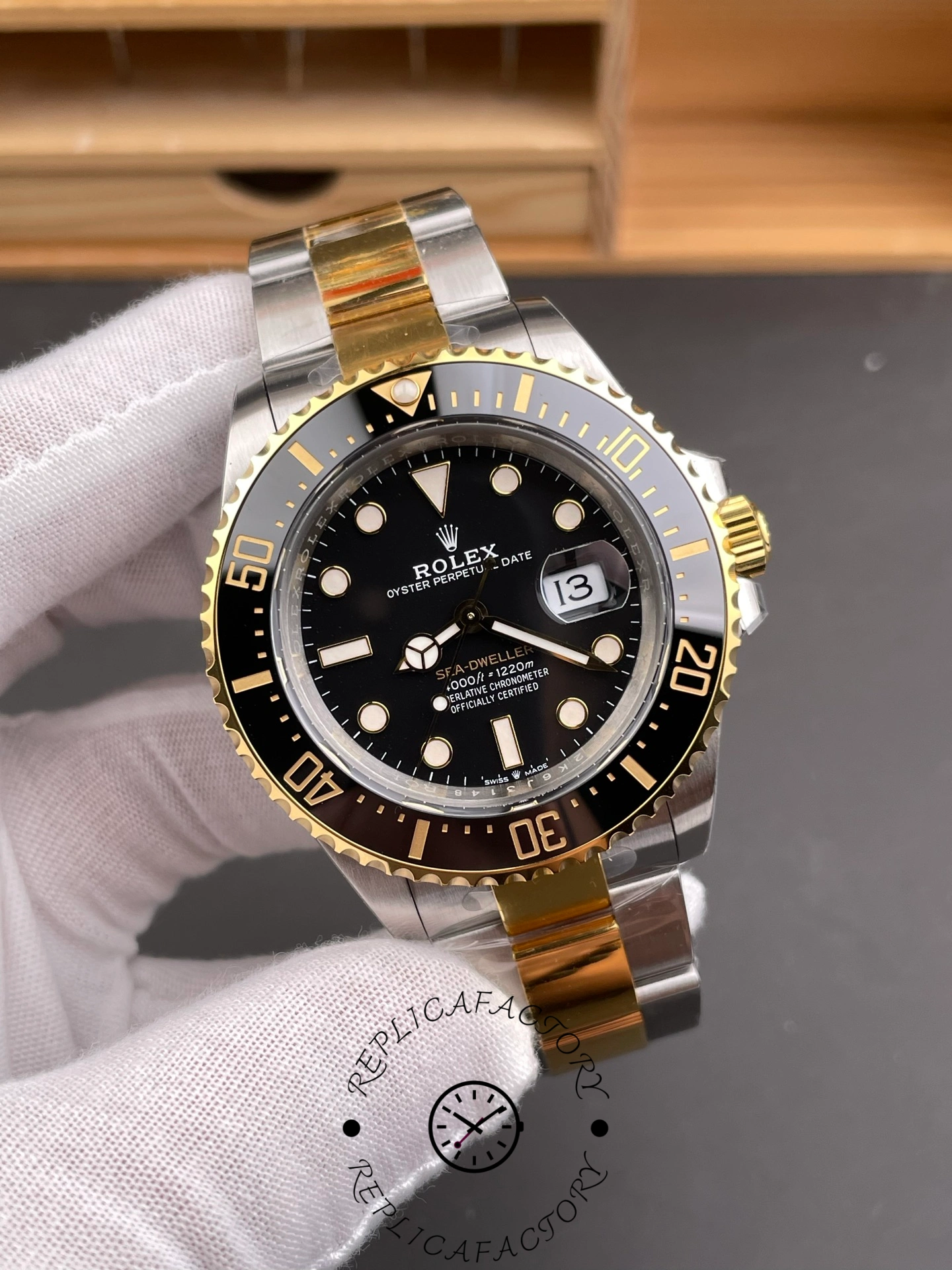 Rolex Sea Dweller Black Dial Oyster Bracelet 126603 0001 Men's Watch