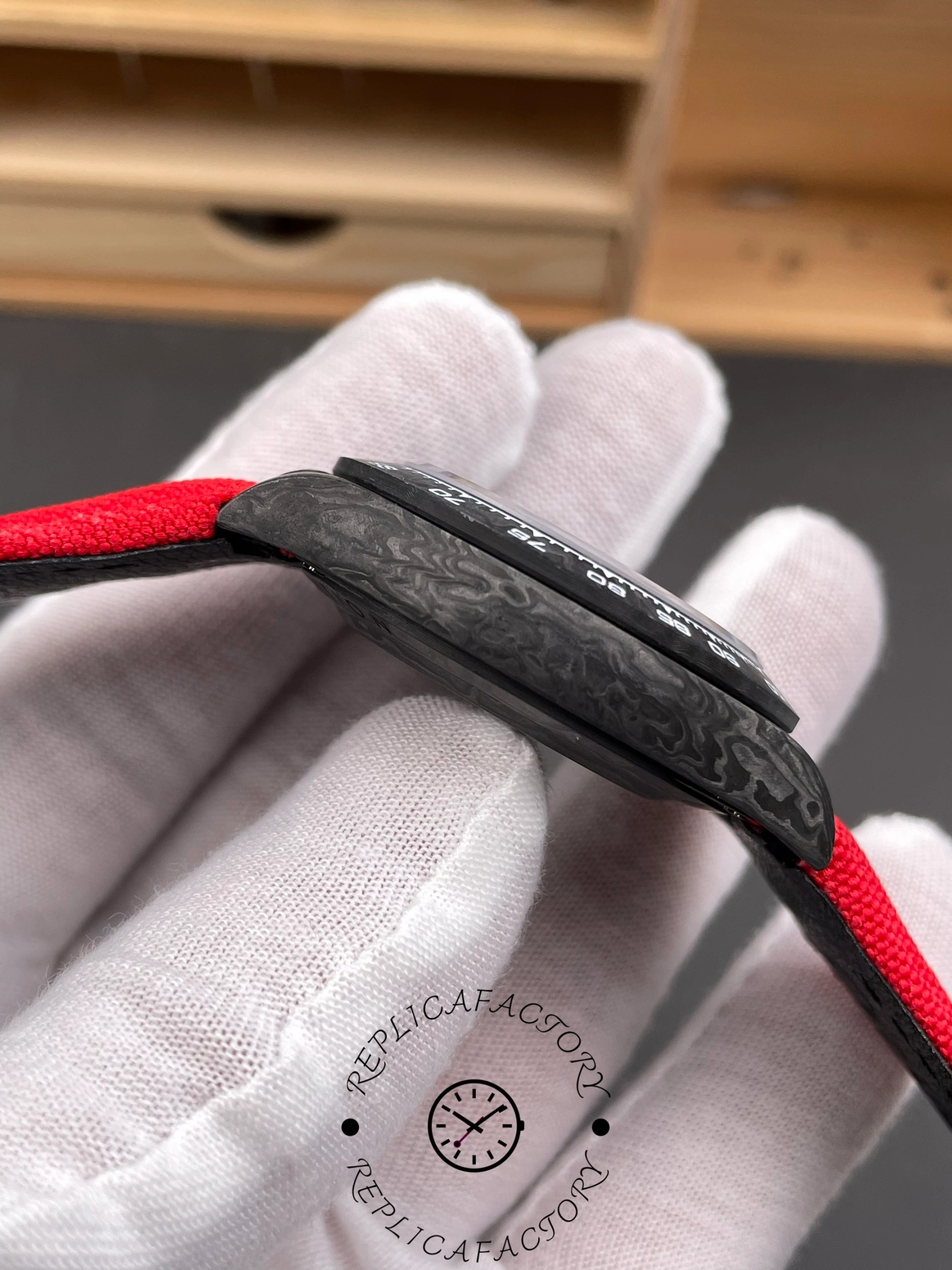 Rolex Daytona 4130 DIW Skeleton Dial Carbon Fiber Red Hands