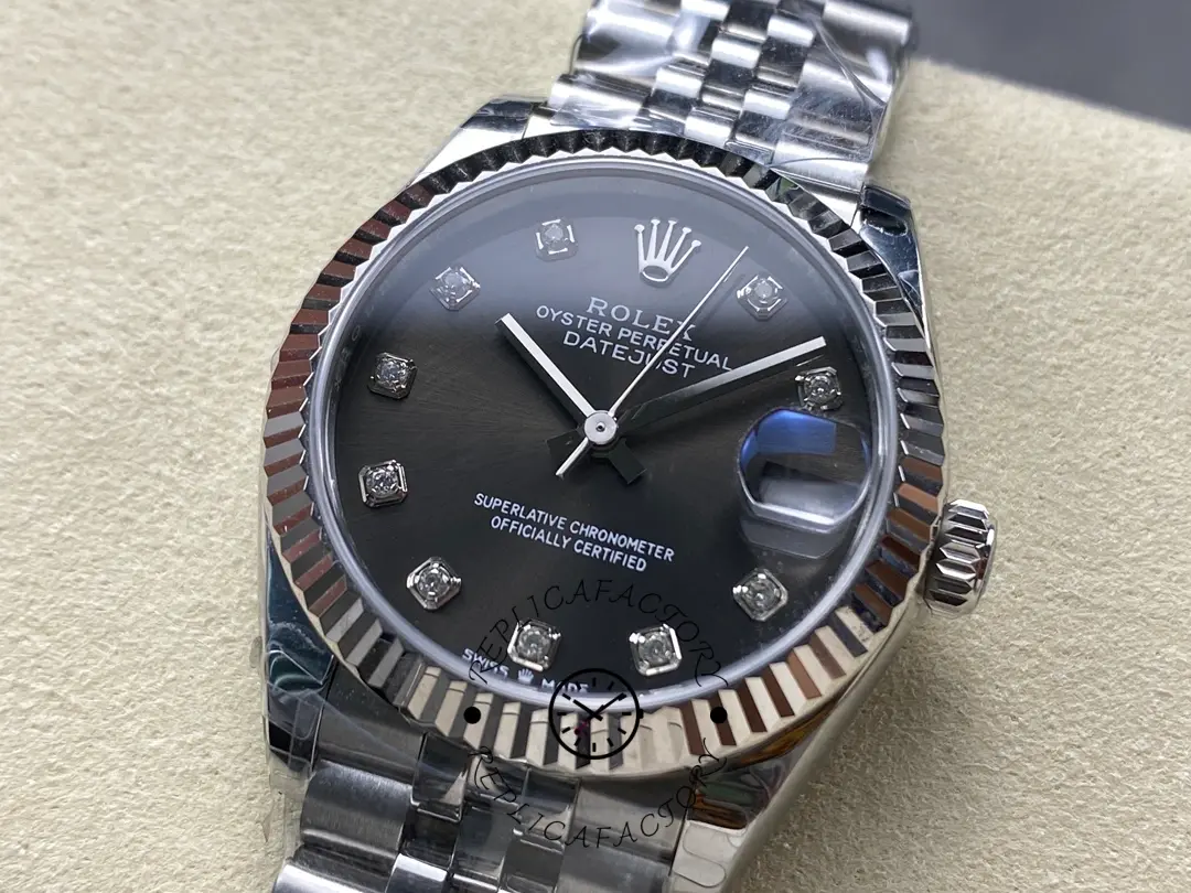 Rolex Datejust 278274 0008 Dark Grey 31mm Dial Jubilee Women's Watch