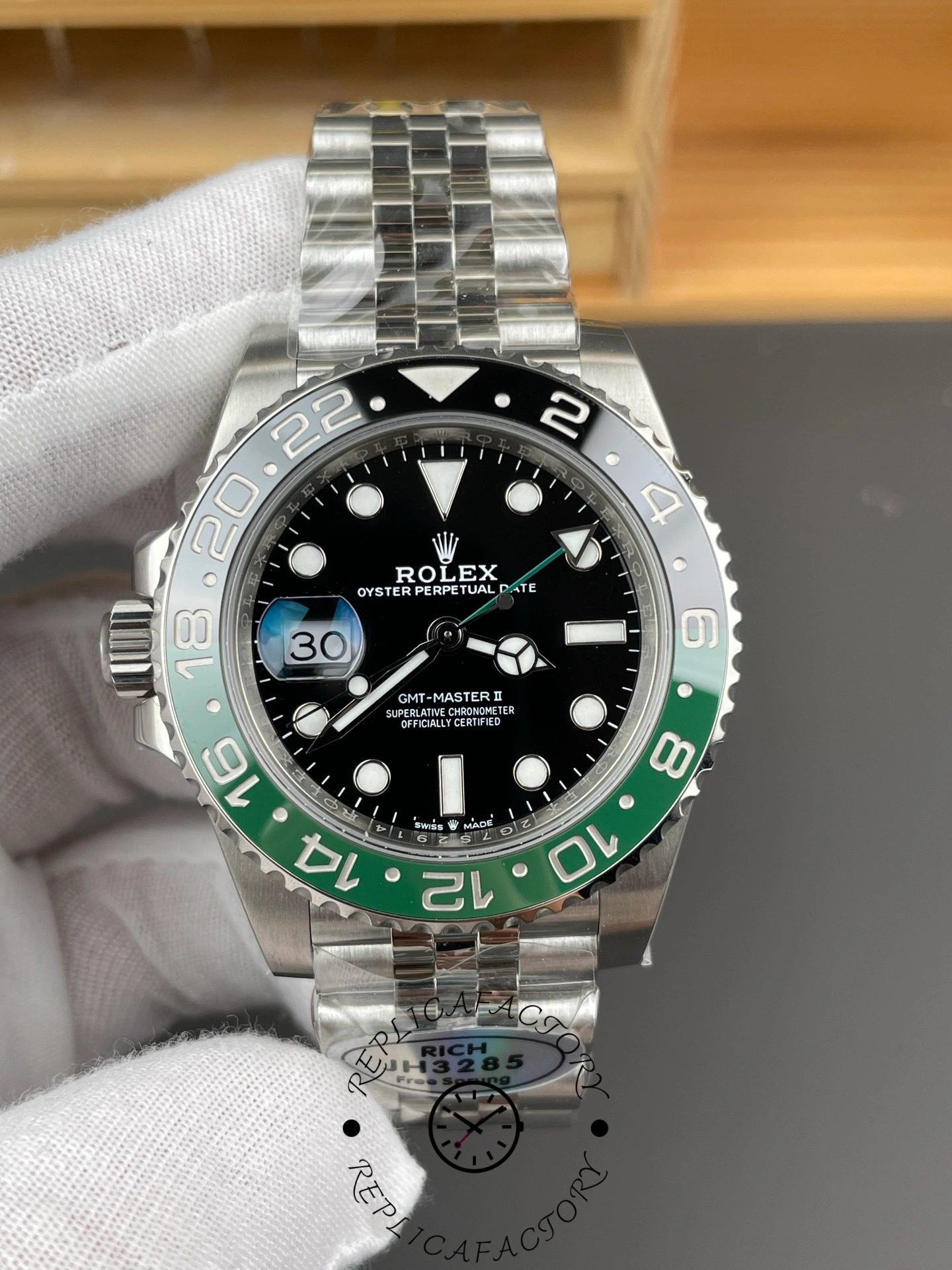 Rolex GMT-Master II 126720VTNR Black Dial Stainless steel 40MM Mens Replica Watch