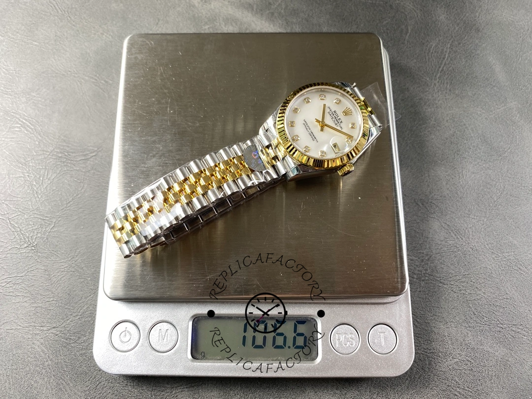 Rolex Datejust 31mm Stainless Steel and Yellow Gold 278273 0028 Mop Diamond Jubilee