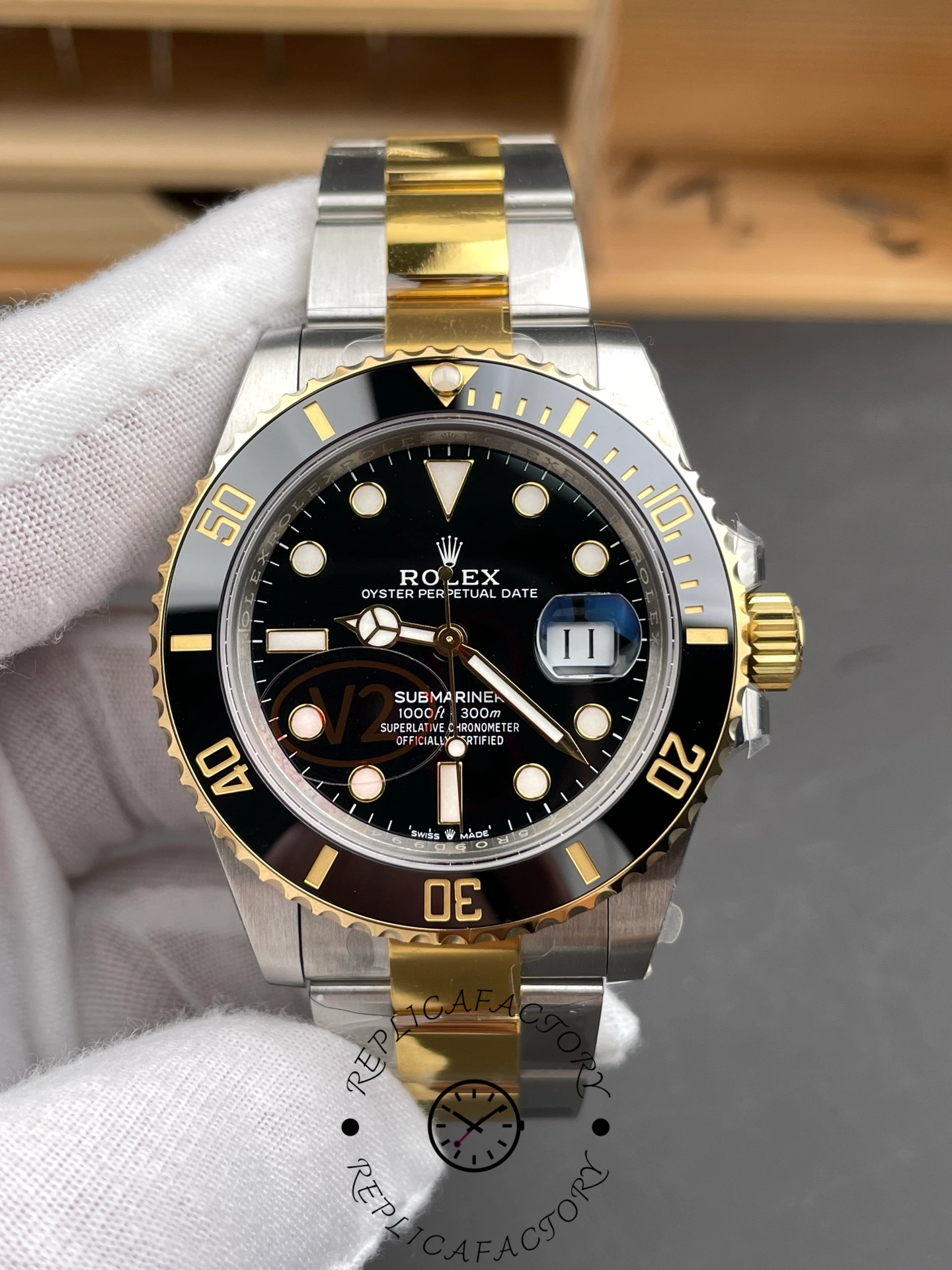 Rolex Submariner 126613LN 0002 Black Dial Black Bezel 41mm Mens Replica Watch