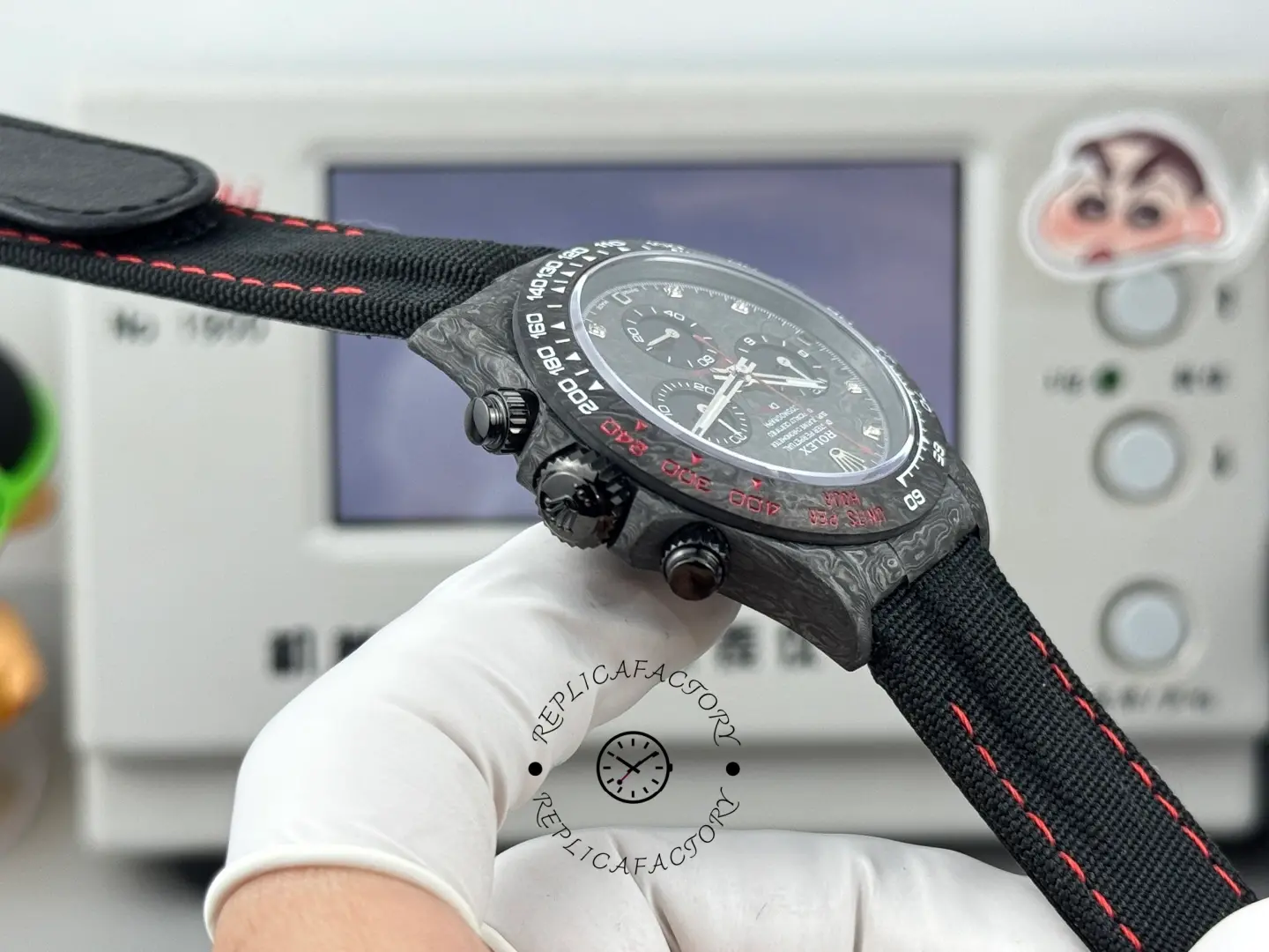 Rolex Daytona Cosmograph DIW Diamond Index Carbon Fiber 40mm Replica