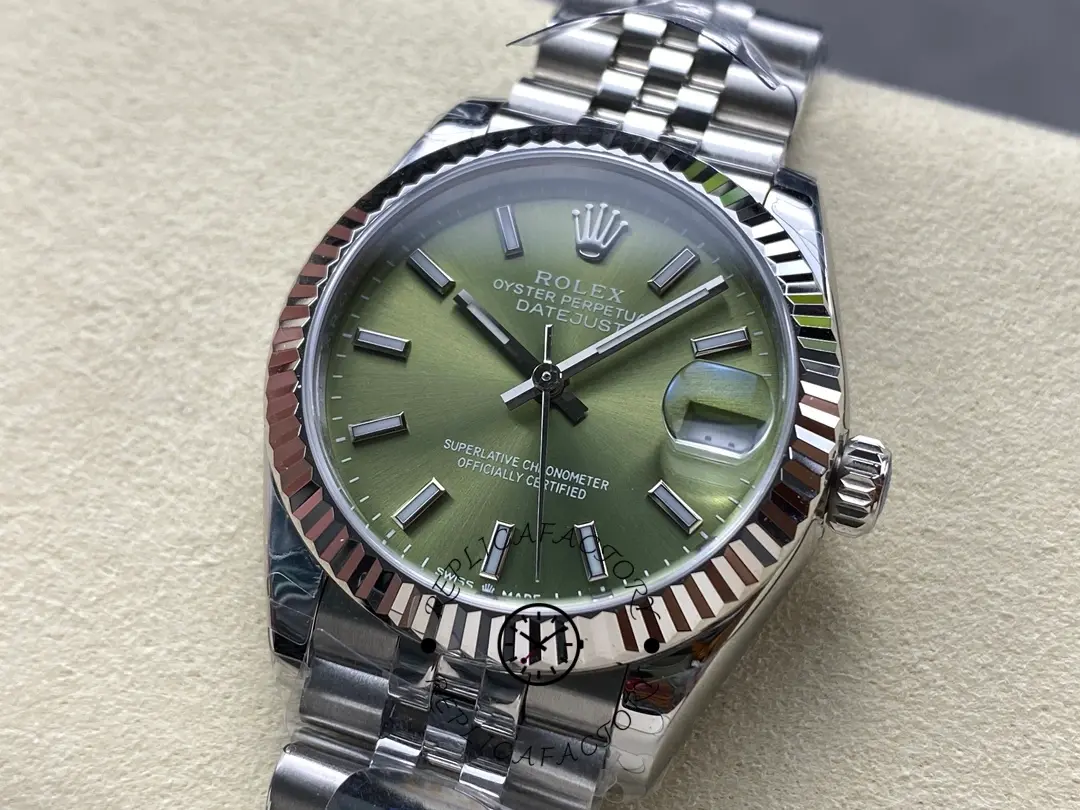 Rolex Datejust 31mm Stainless Steel 278274 0018 Mint Green Index Jubilee