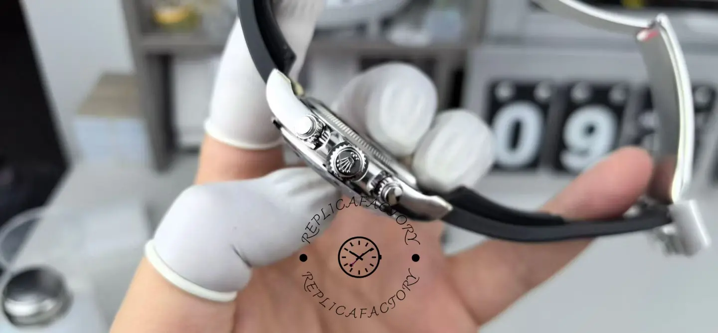 Rolex Cosmograph Daytona White Gold 126519LN 0004 Bright Black Steel Diamond