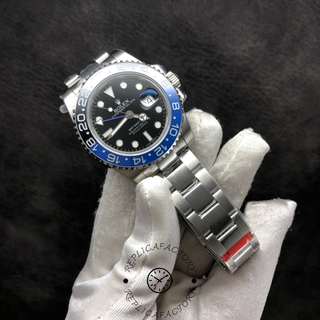 Rolex GMT-Master II Batman 116710BLNR Black Dial 40mm Mens Replica Watch